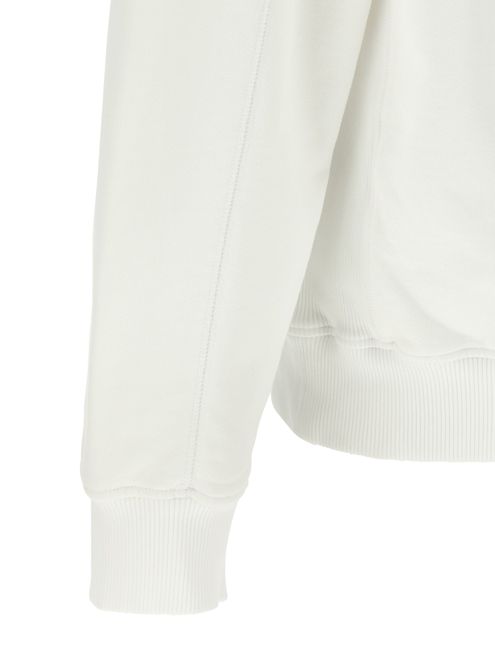 Casablanca Weißer Pullover aus Bio-Baumwolle
