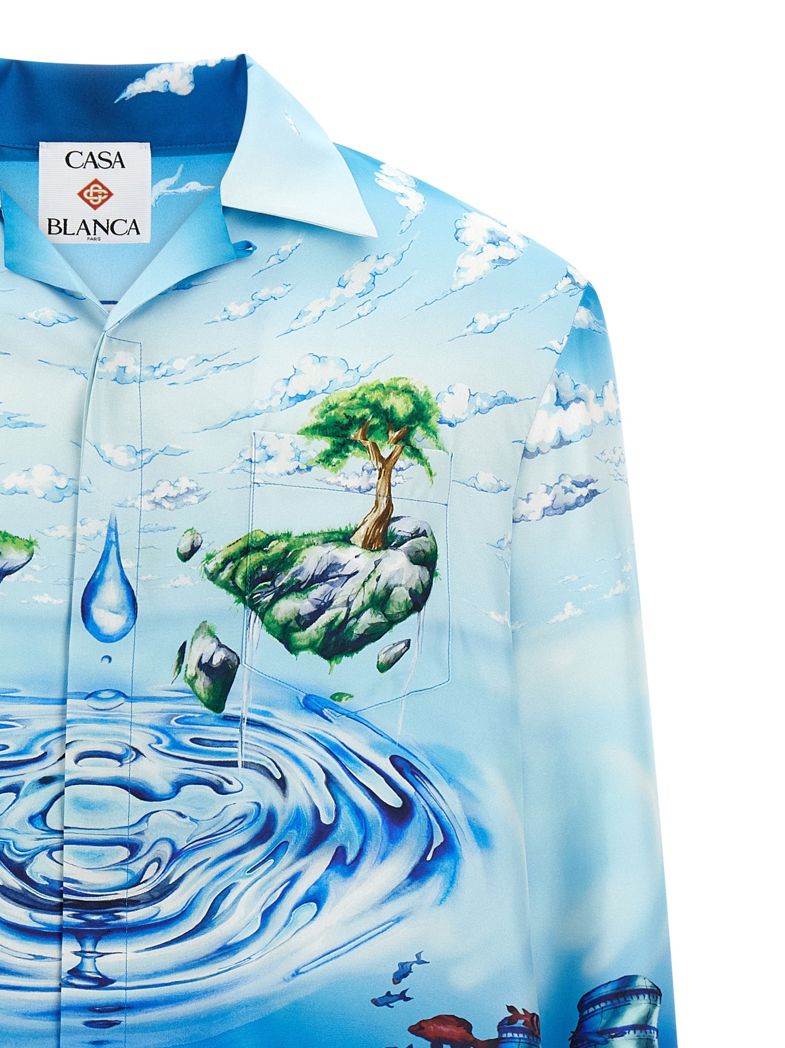 Casablanca Mehrfarbige Seidenbluse