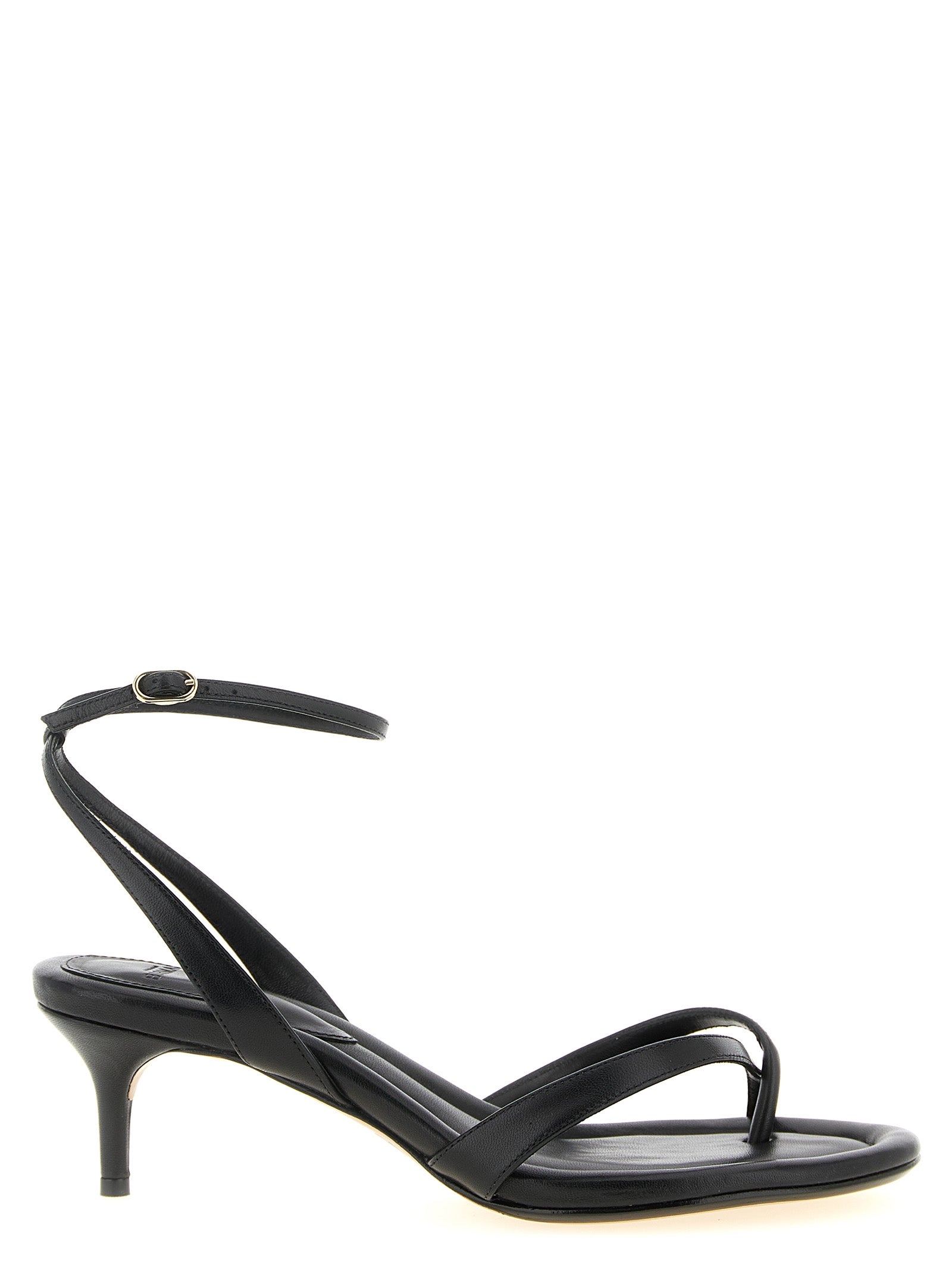 Alexandre Birman Schwarze Rindsleder-Stiletto-Sandalen
