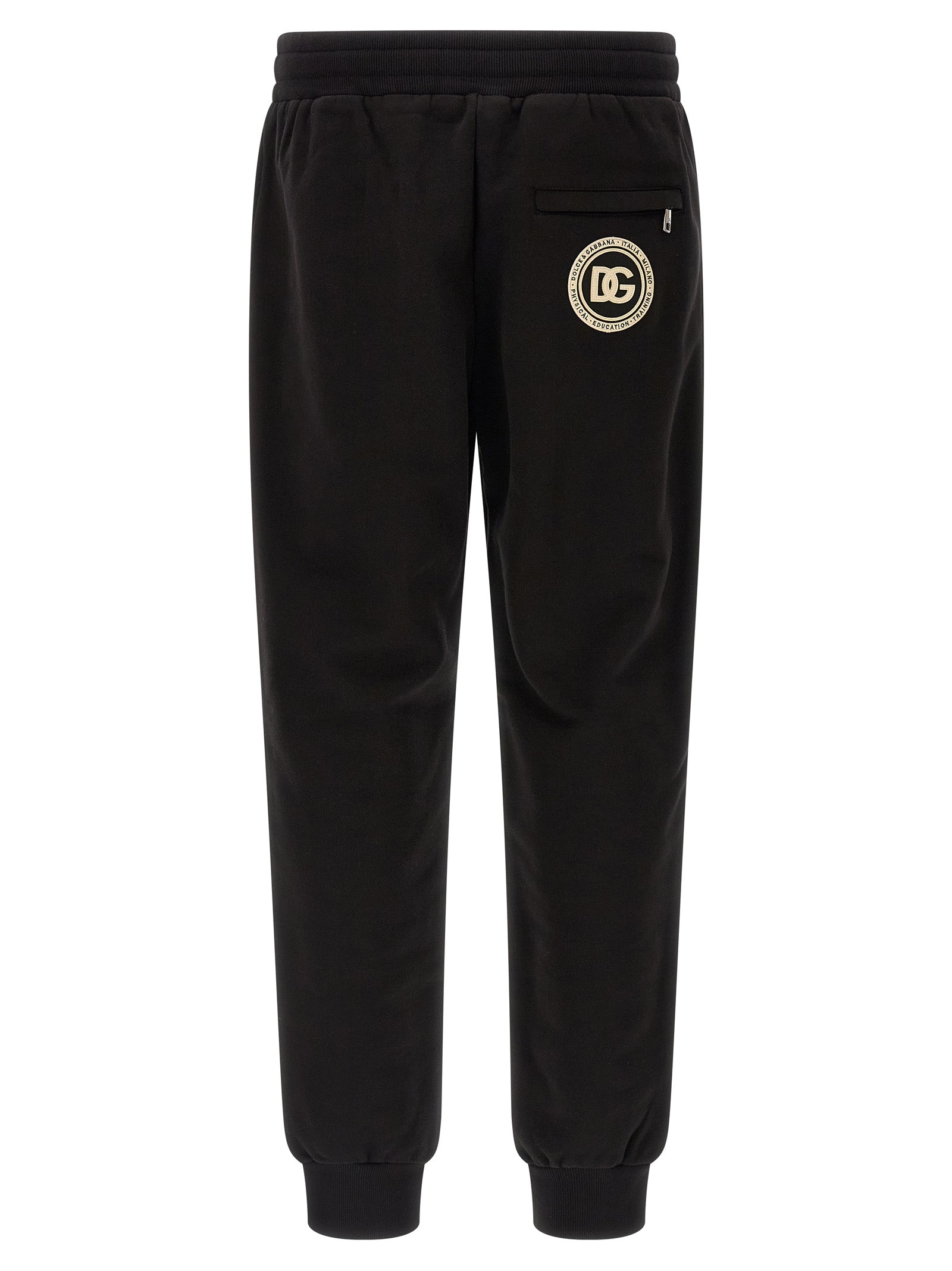 Dolce & Gabbana Schwarze Baumwoll-Jogginghose (Trainingshose)