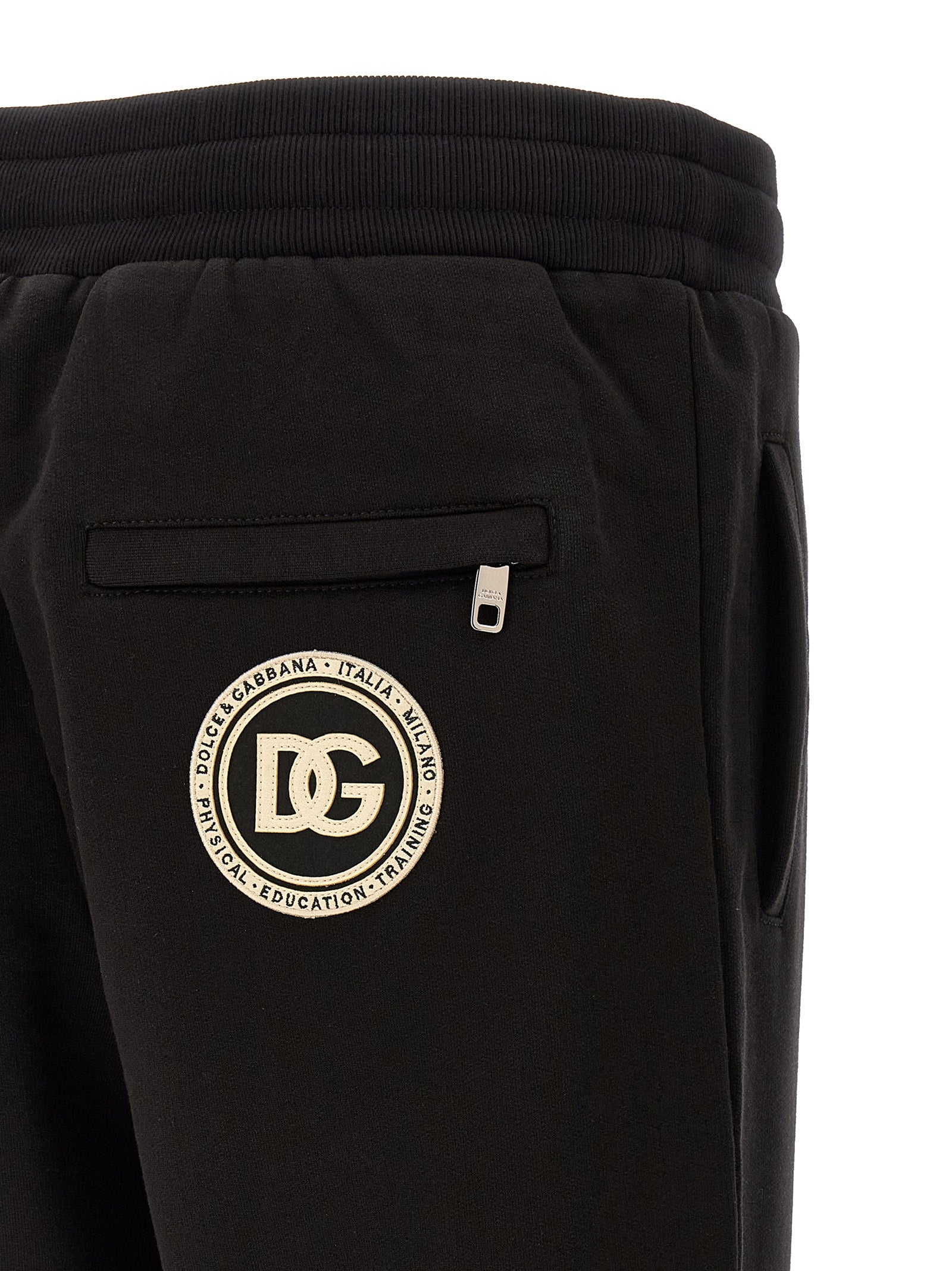 Dolce & Gabbana Schwarze Baumwoll-Jogginghose (Trainingshose)