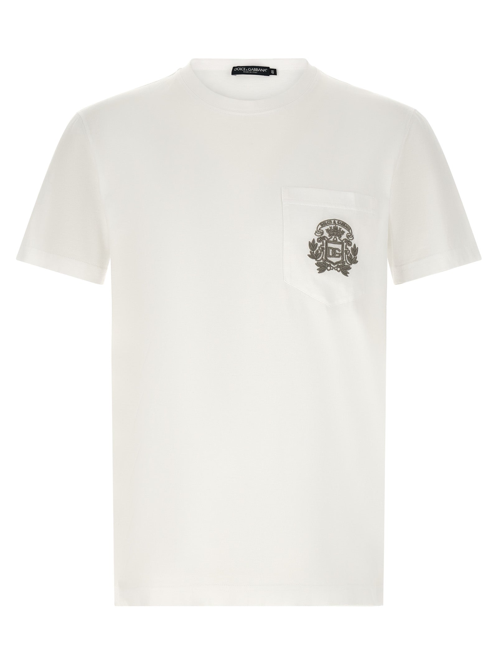 Dolce & Gabbana Weißes Baumwoll-T-Shirt