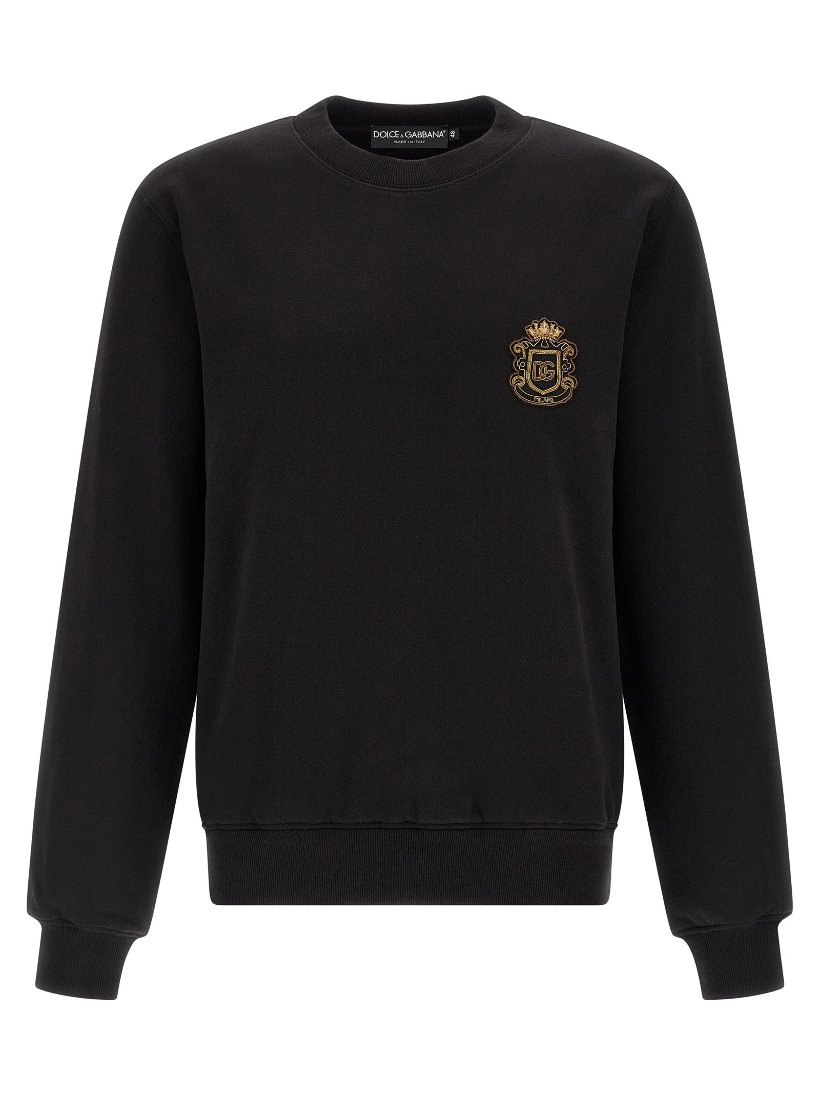 Dolce & Gabbana Schwarzer Baumwoll-Sweatshirt