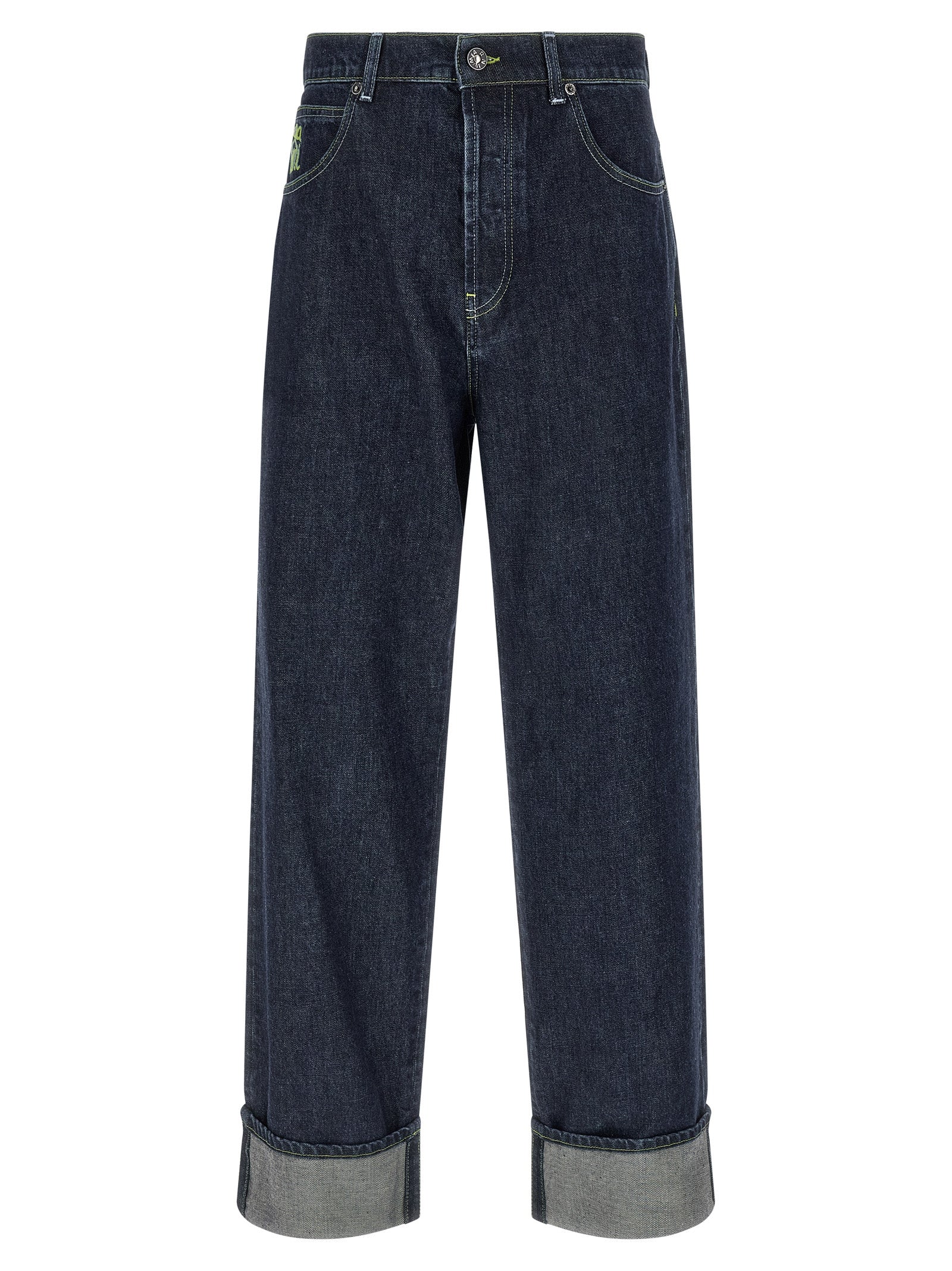 Marni Blaue Jeans aus Baumwolle im geraden Schnitt