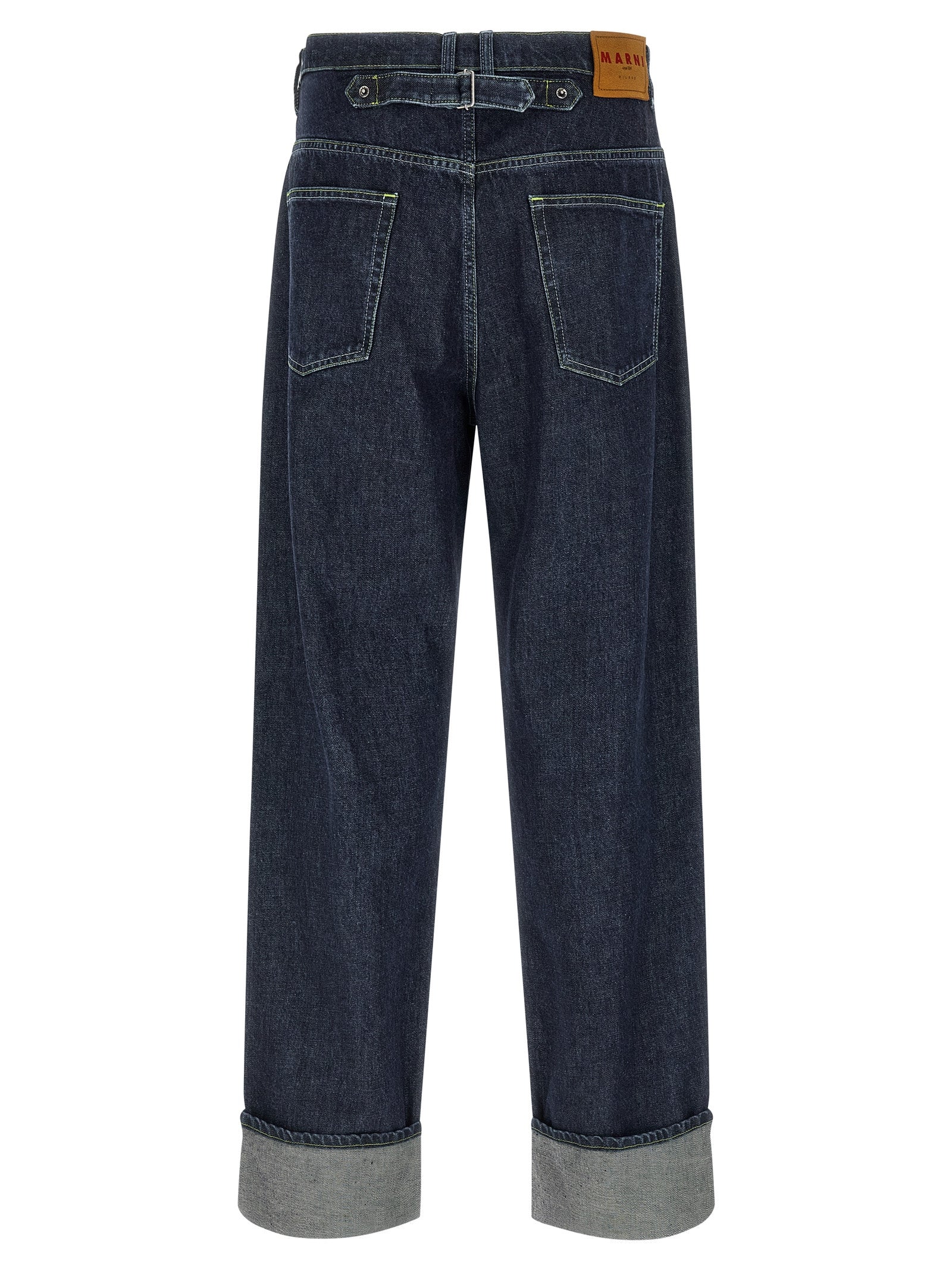 Marni Blaue Jeans aus Baumwolle im geraden Schnitt