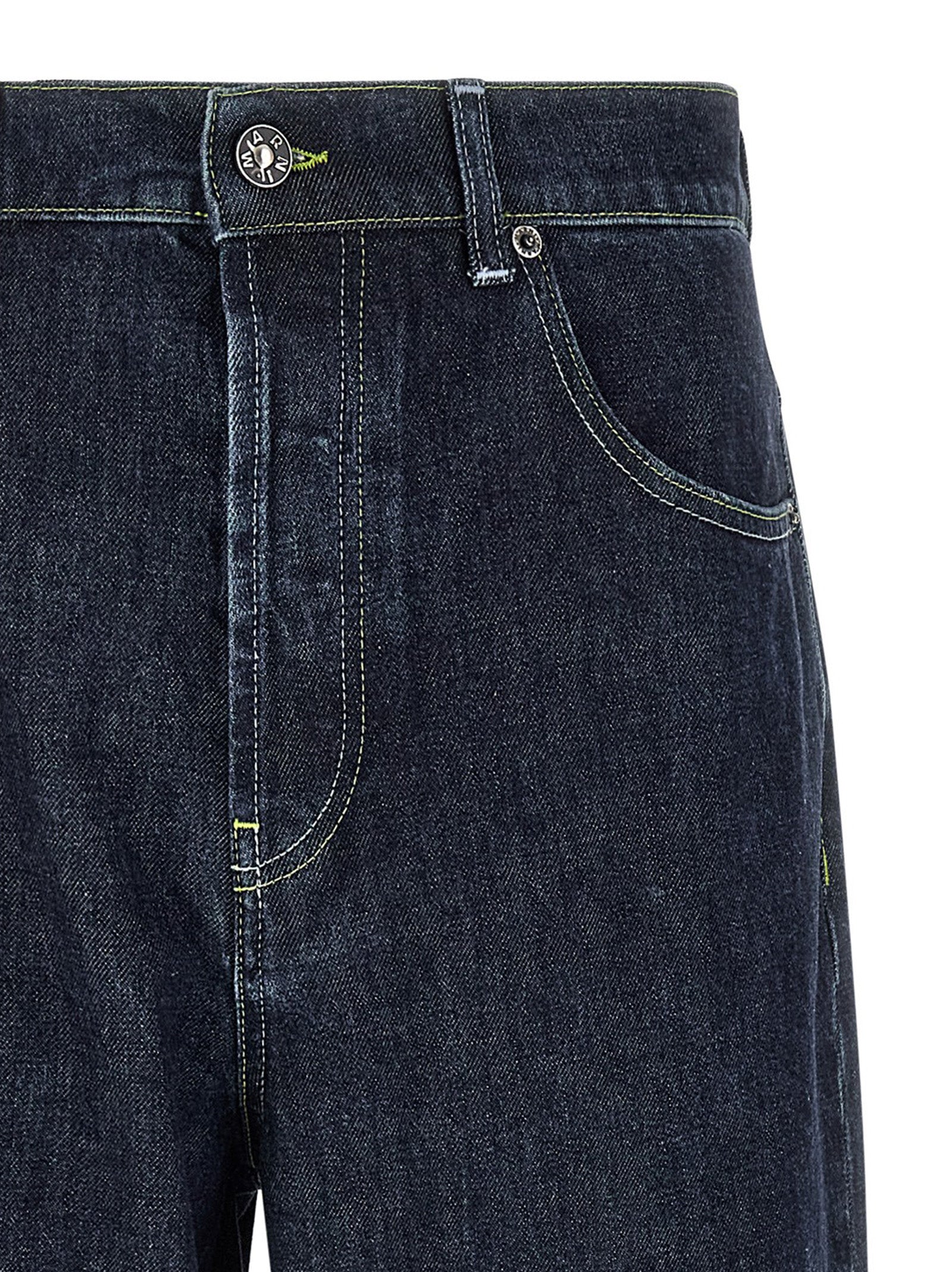 Marni Blaue Jeans aus Baumwolle im geraden Schnitt