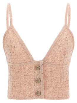 Alessandra Rich Mehrfarbige Tanktops aus Polyester
