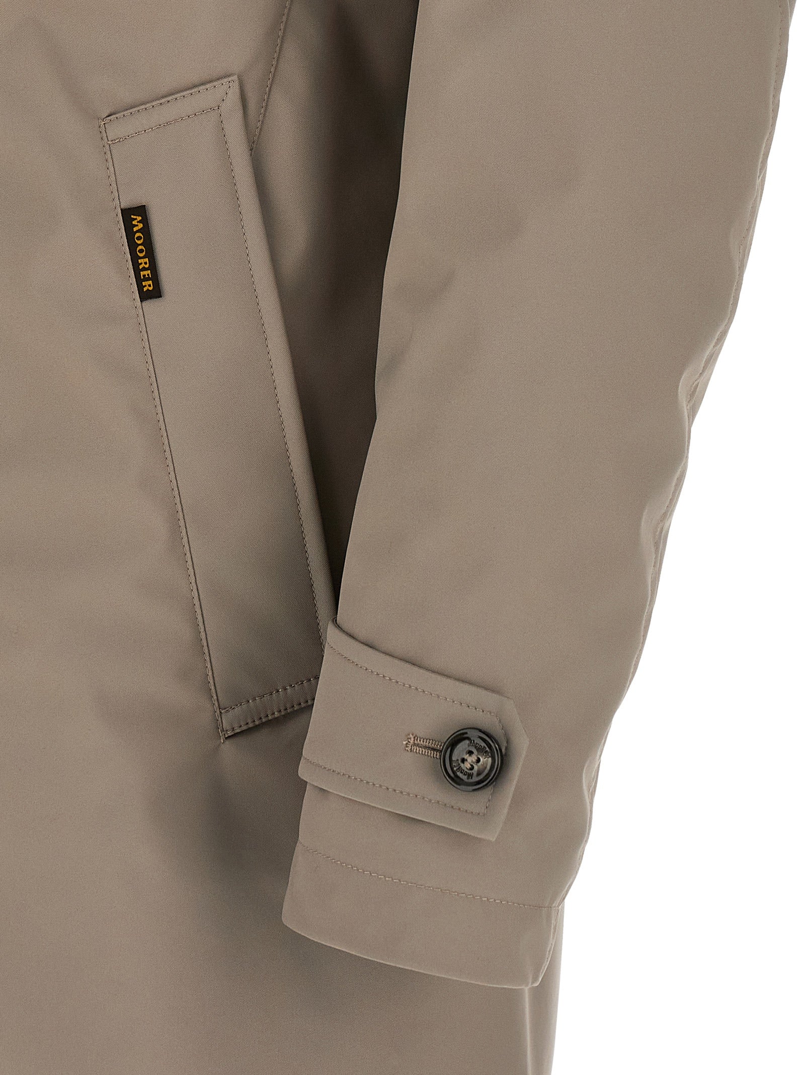MooRER Graue Shell-Jacke aus Polyester