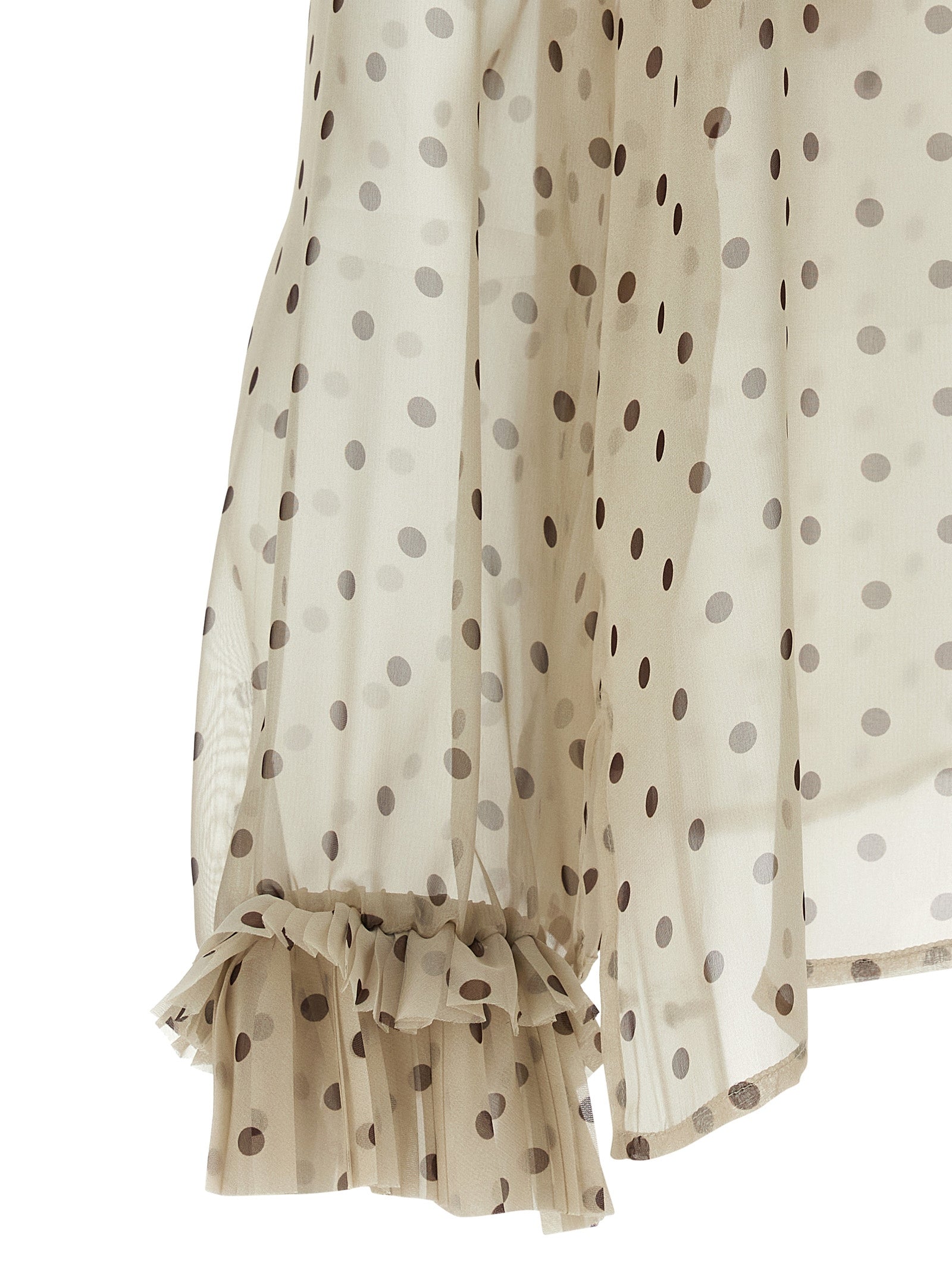 P.A.R.O.S.H. Beige Polyester Bluse