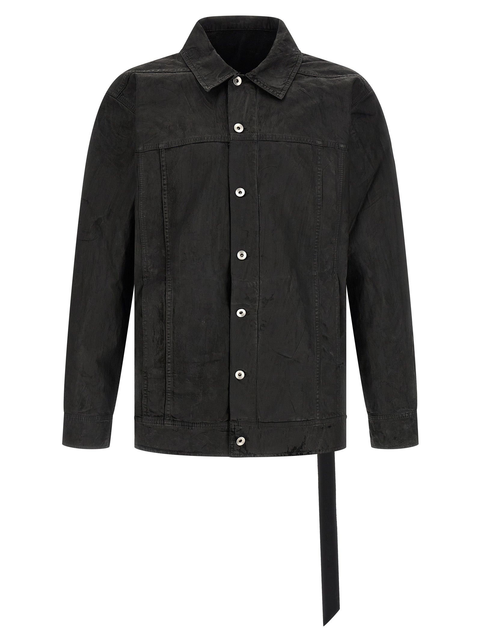 DRKSHDW Schwarze Baumwoll-Denimjacke
