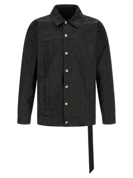 DRKSHDW Schwarze Baumwoll-Denimjacke