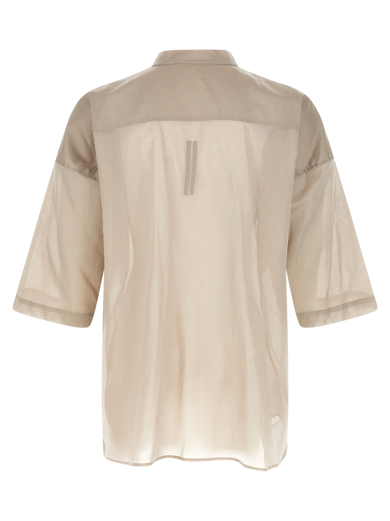 Rick Owens Graue Baumwollbluse