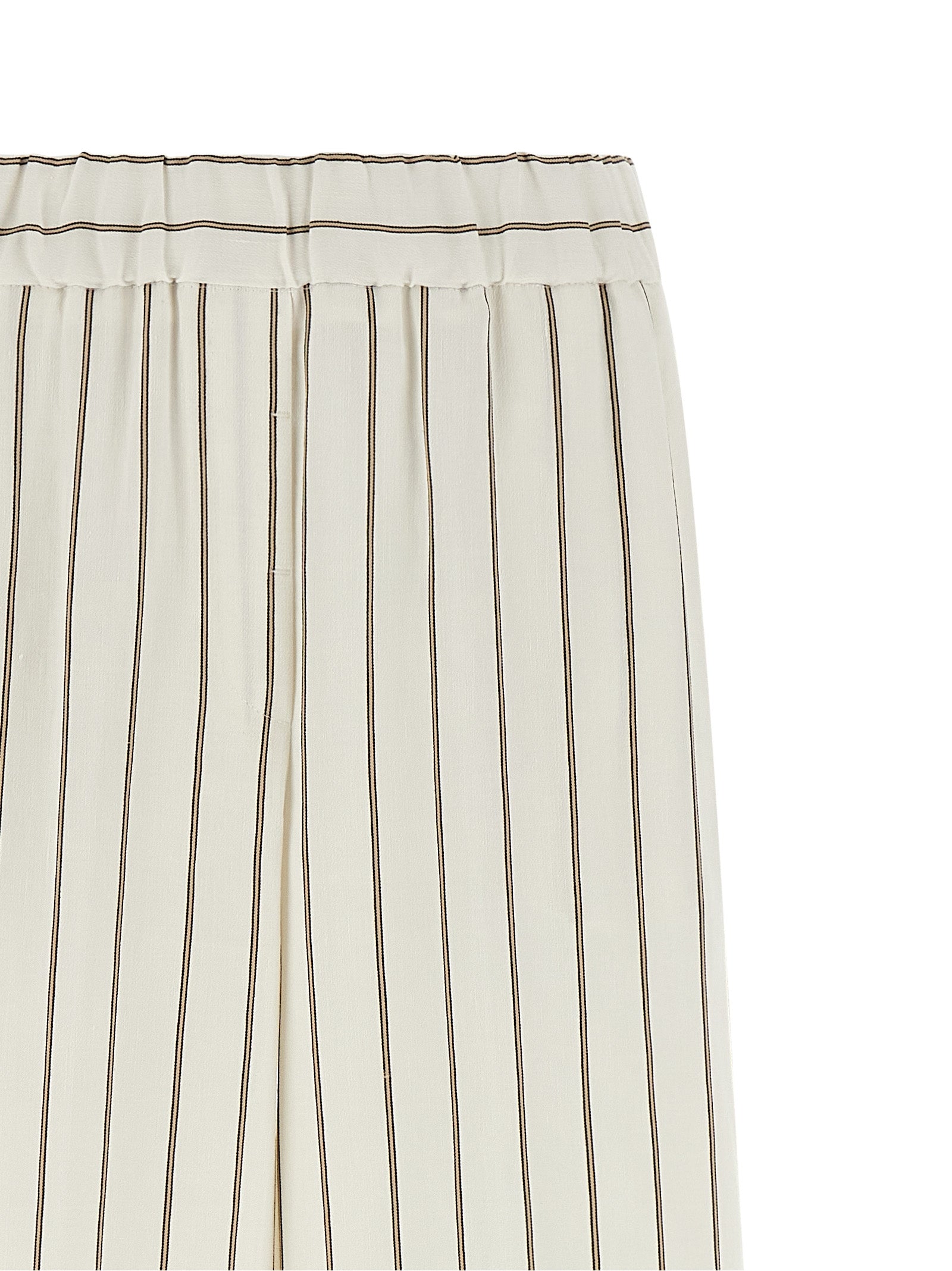 Peserico Weiße Leinen-Freizeithose
