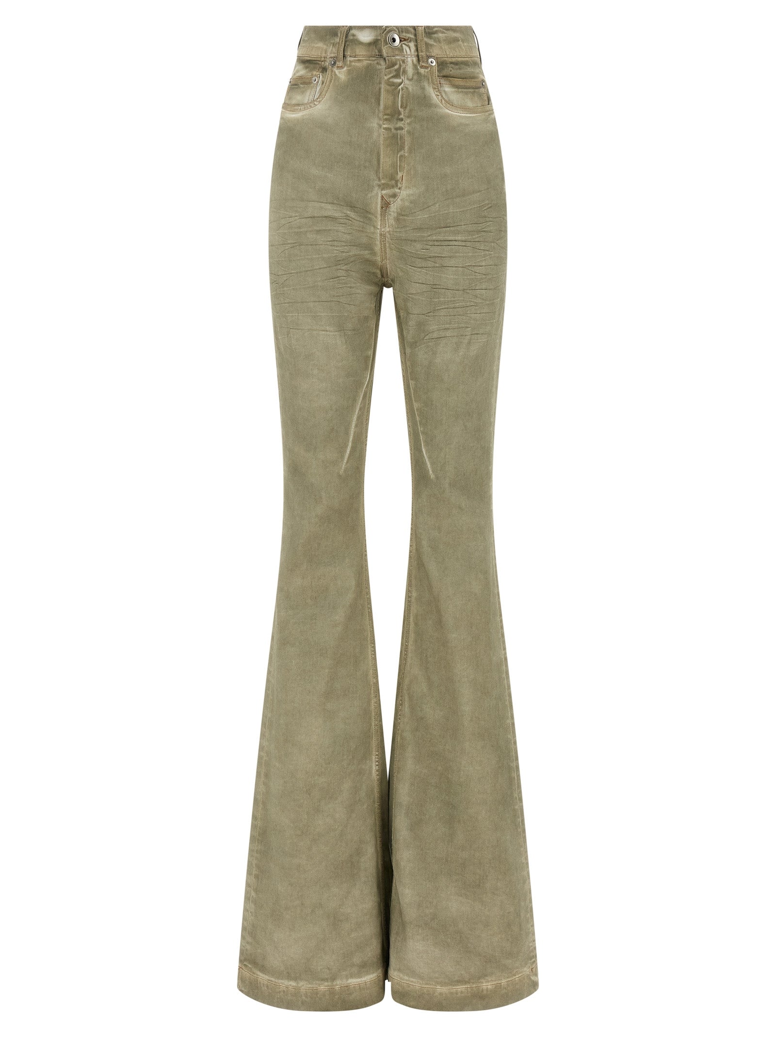 DRKSHDW Beige Baumwoll-Bootcut-Jeans