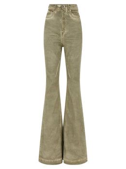 DRKSHDW Beige Baumwoll-Bootcut-Jeans