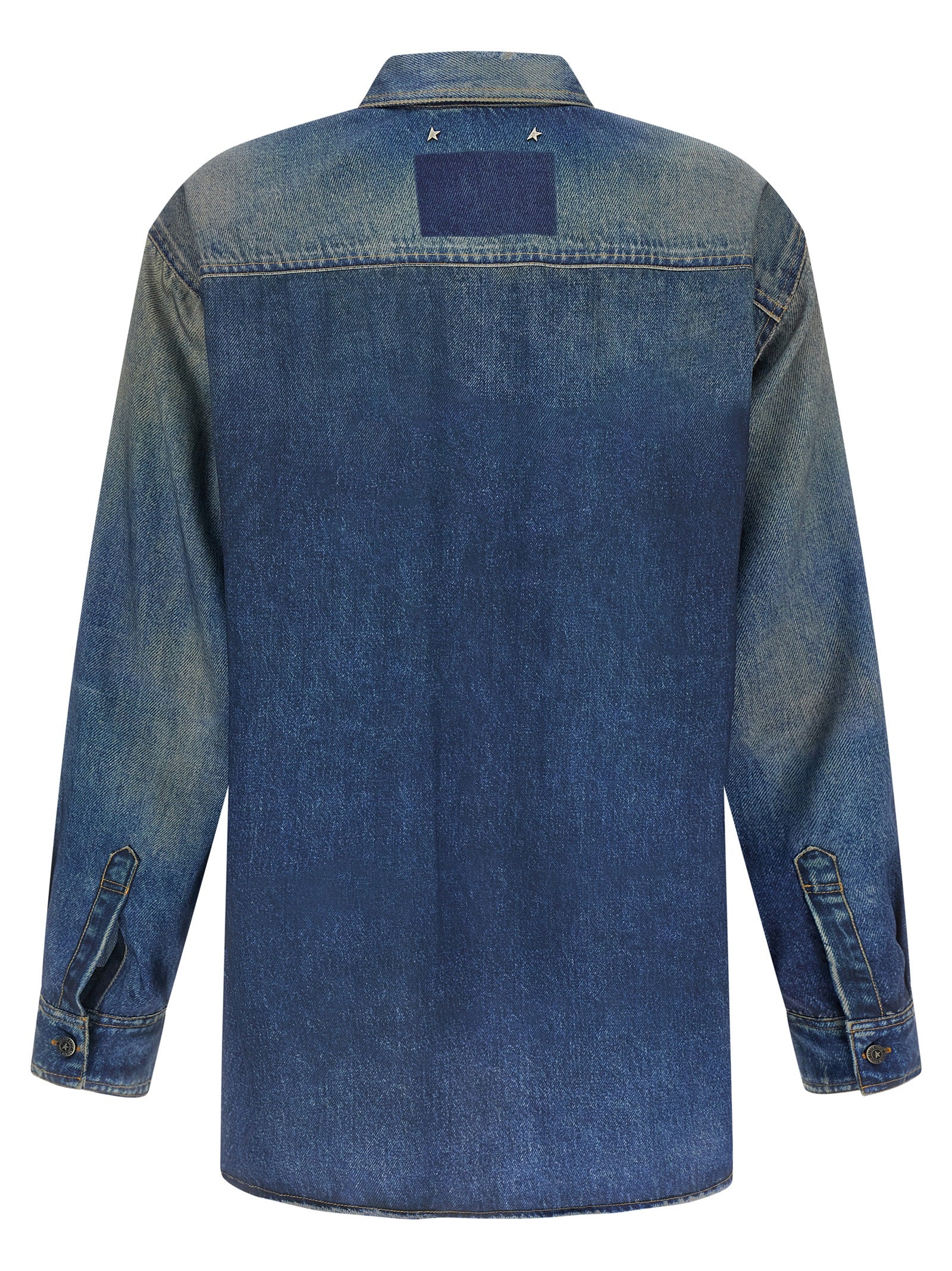 Golden Goose Blaue Polyester-Bluse