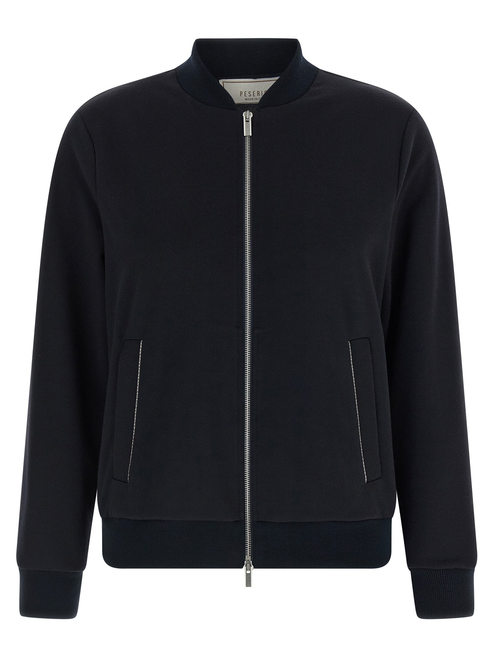 Peserico Blauer Baumwoll-Bomber
