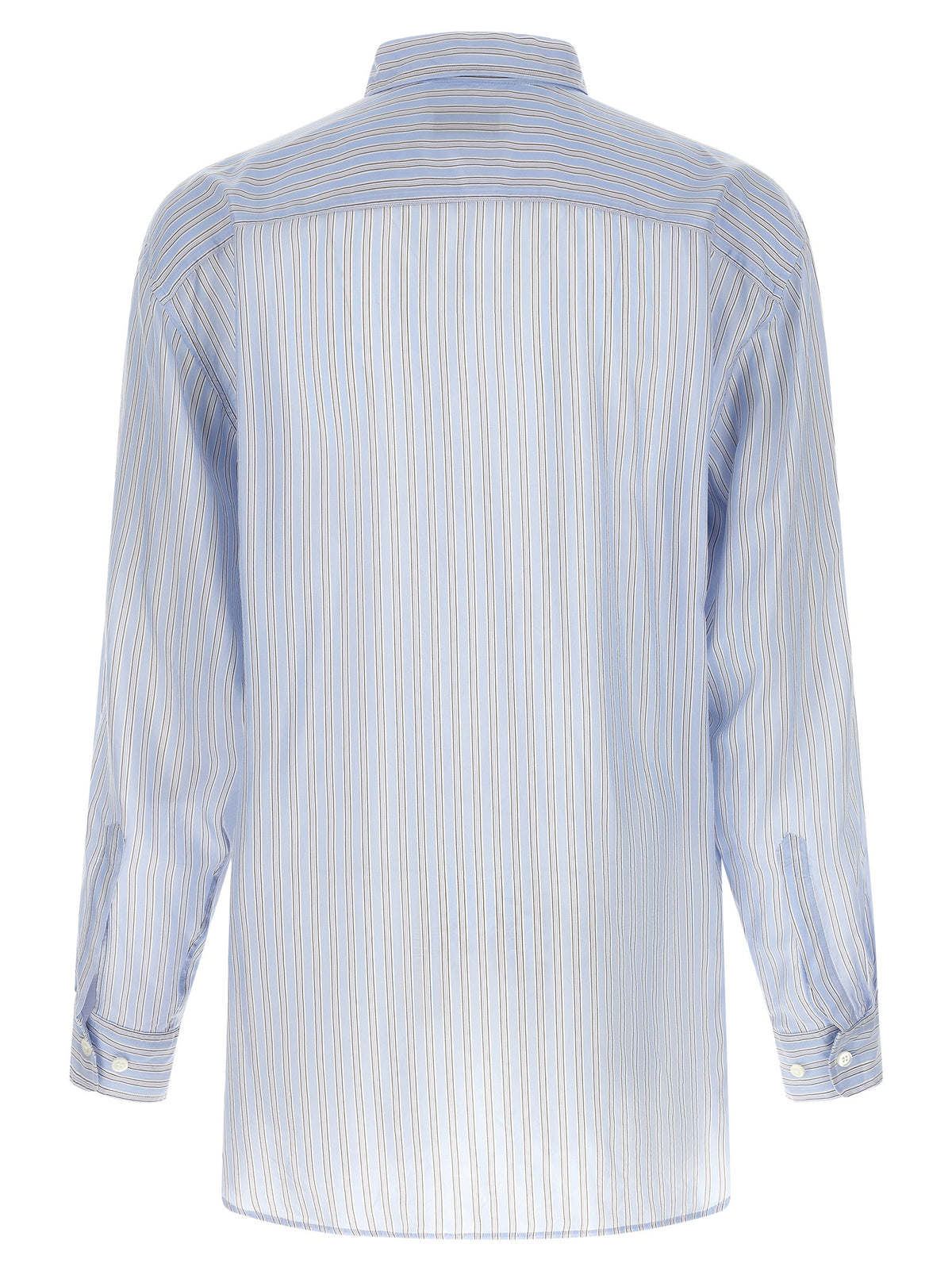 Dries Van Noten Blaue Kupferbluse