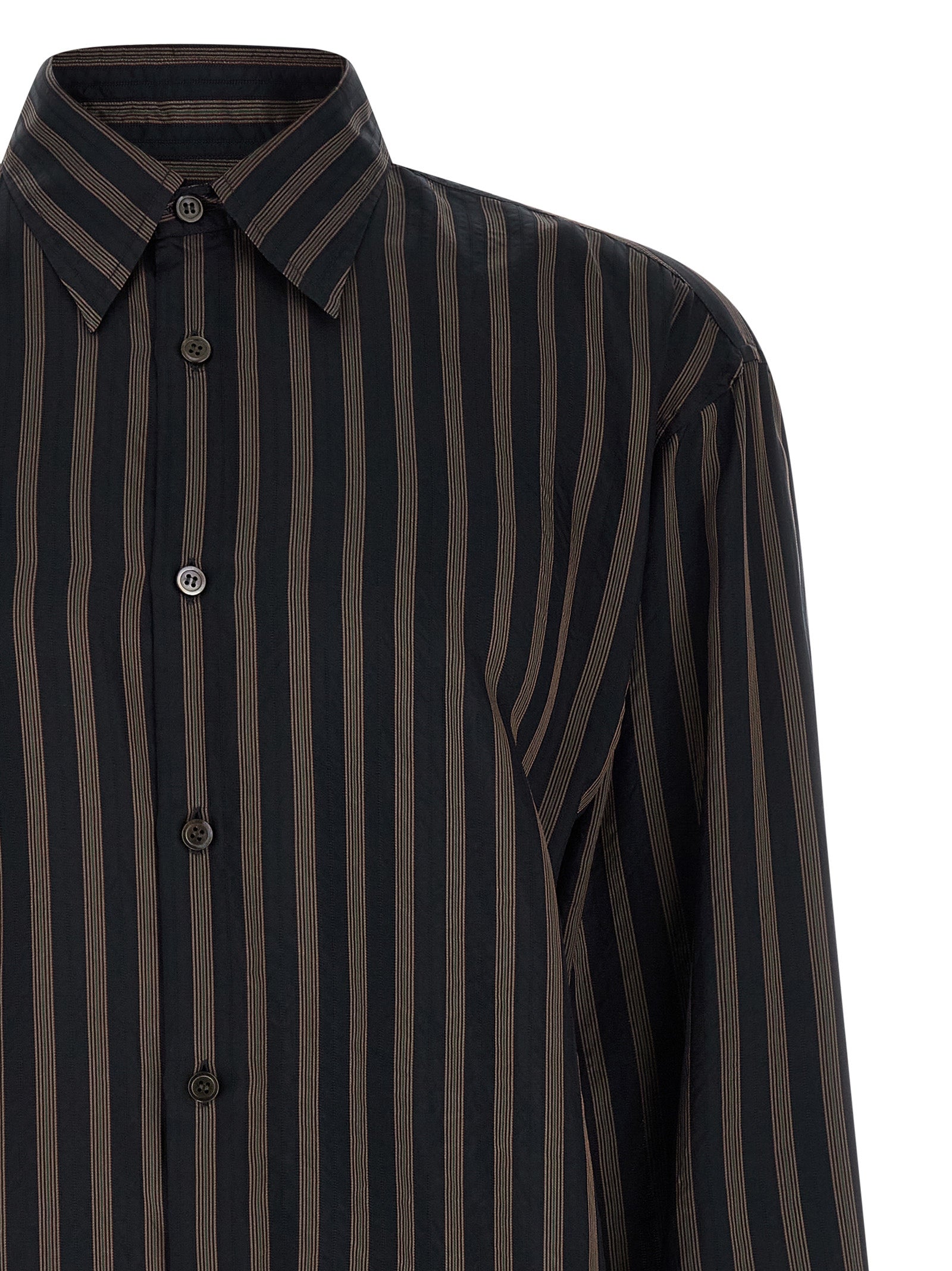 Dries Van Noten Schwarze Kupferbluse