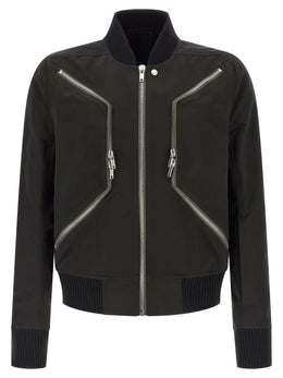 Rick Owens Schwarzer Bomber aus Polyester