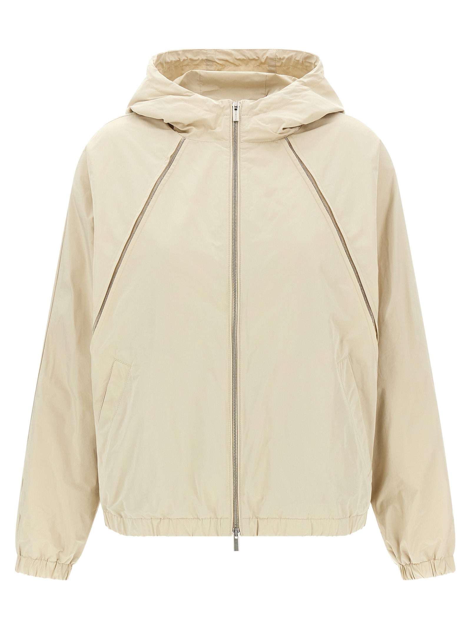 Peserico Beige Polyester Shell Jacke