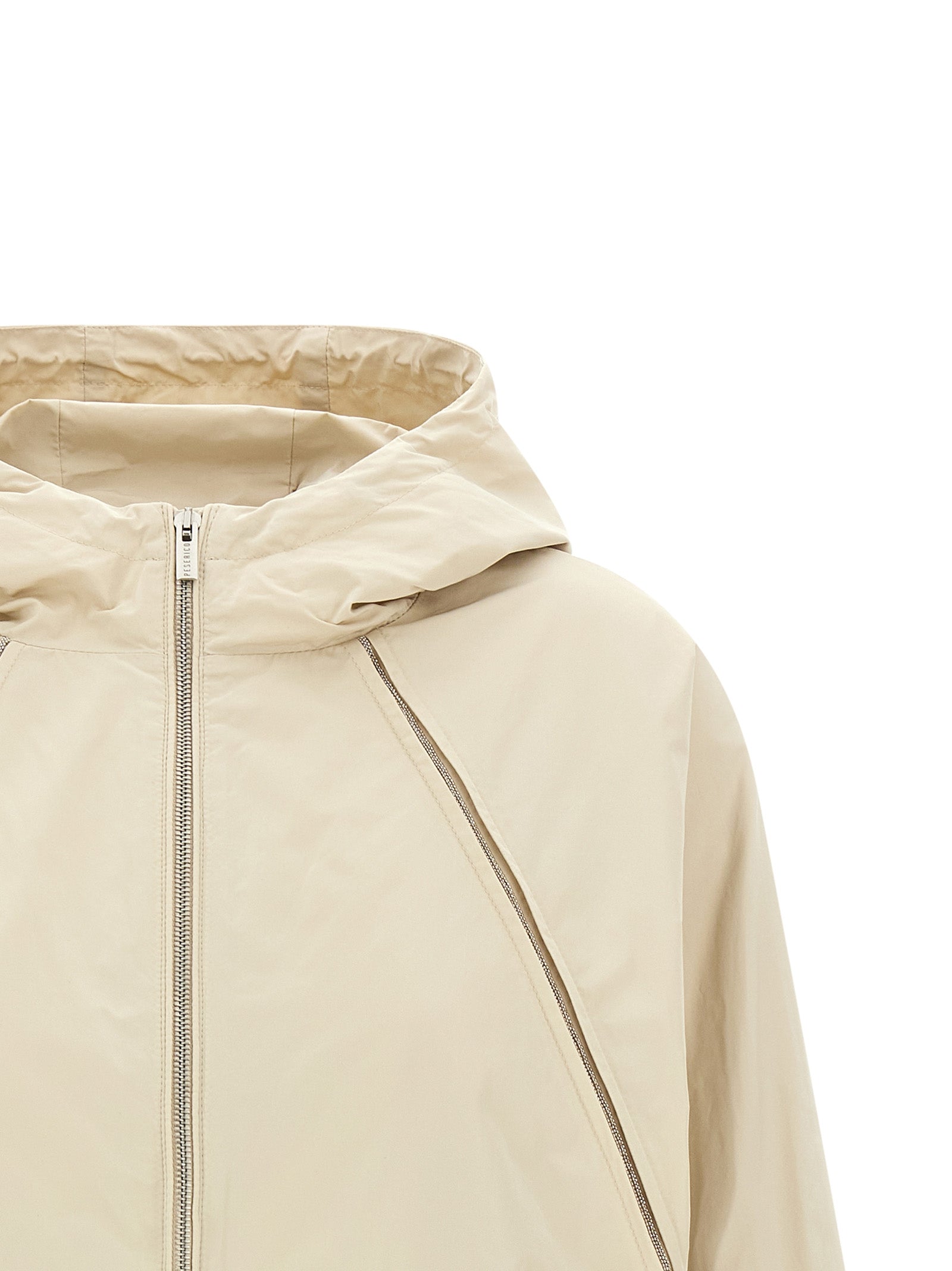 Peserico Beige Polyester Shell Jacke