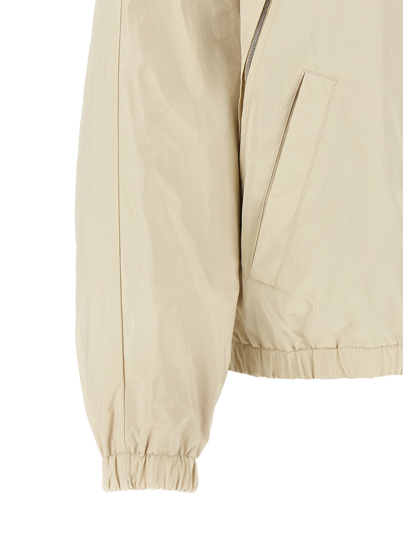 Peserico Beige Polyester Shell Jacke