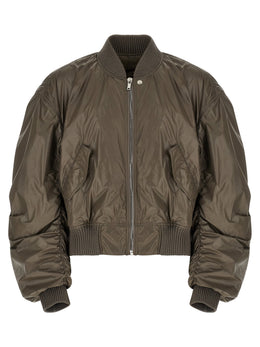Rick Owens Grauer Nylon-Bomber