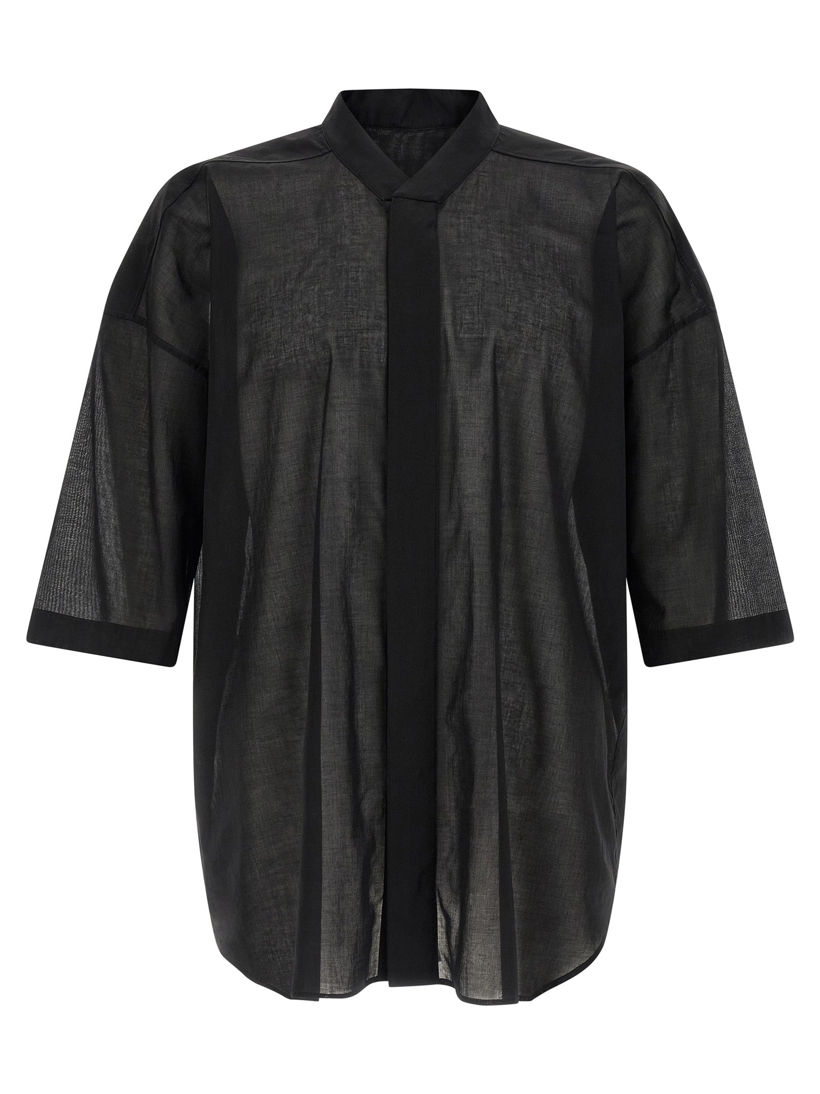 Rick Owens Schwarze Baumwollbluse