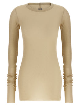 Rick Owens Beige Viskose Langarm-T-Shirt