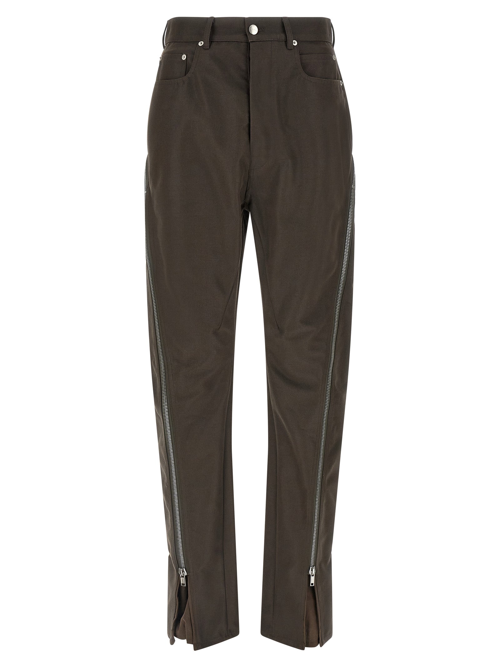 Rick Owens Braune Baumwollhose für die Freizeit