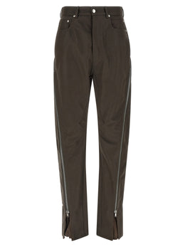 Rick Owens Braune Baumwollhose für die Freizeit