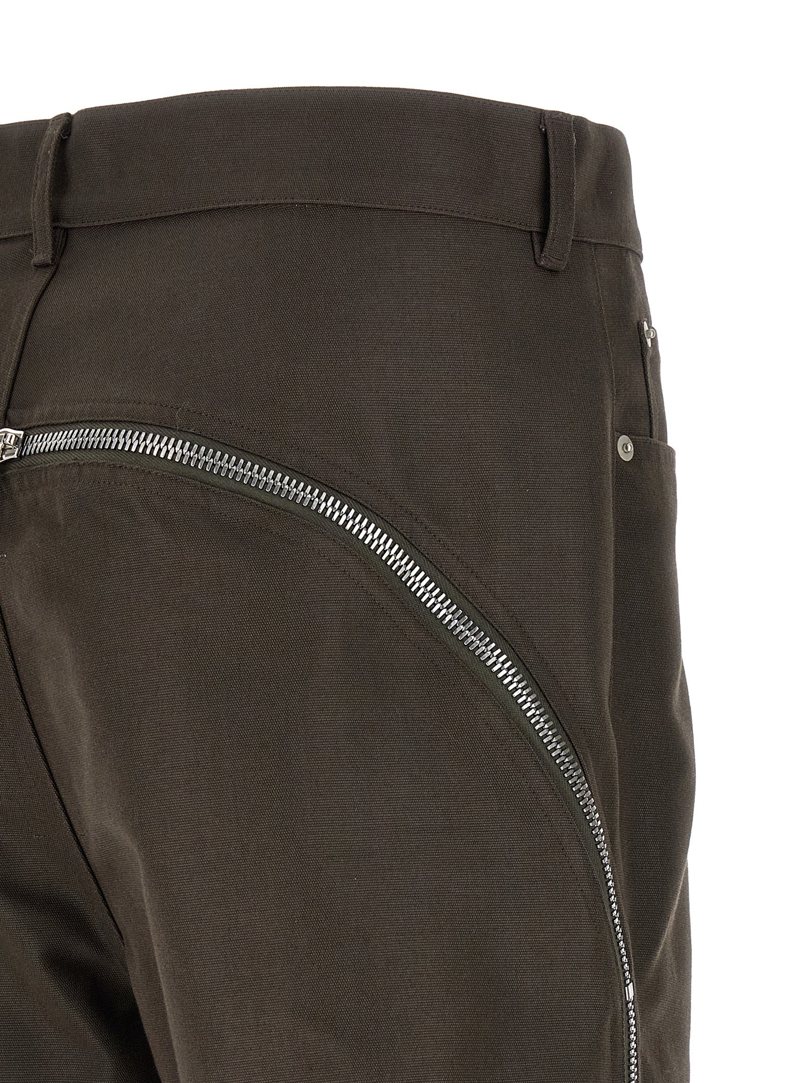 Rick Owens Braune Baumwollhose für die Freizeit
