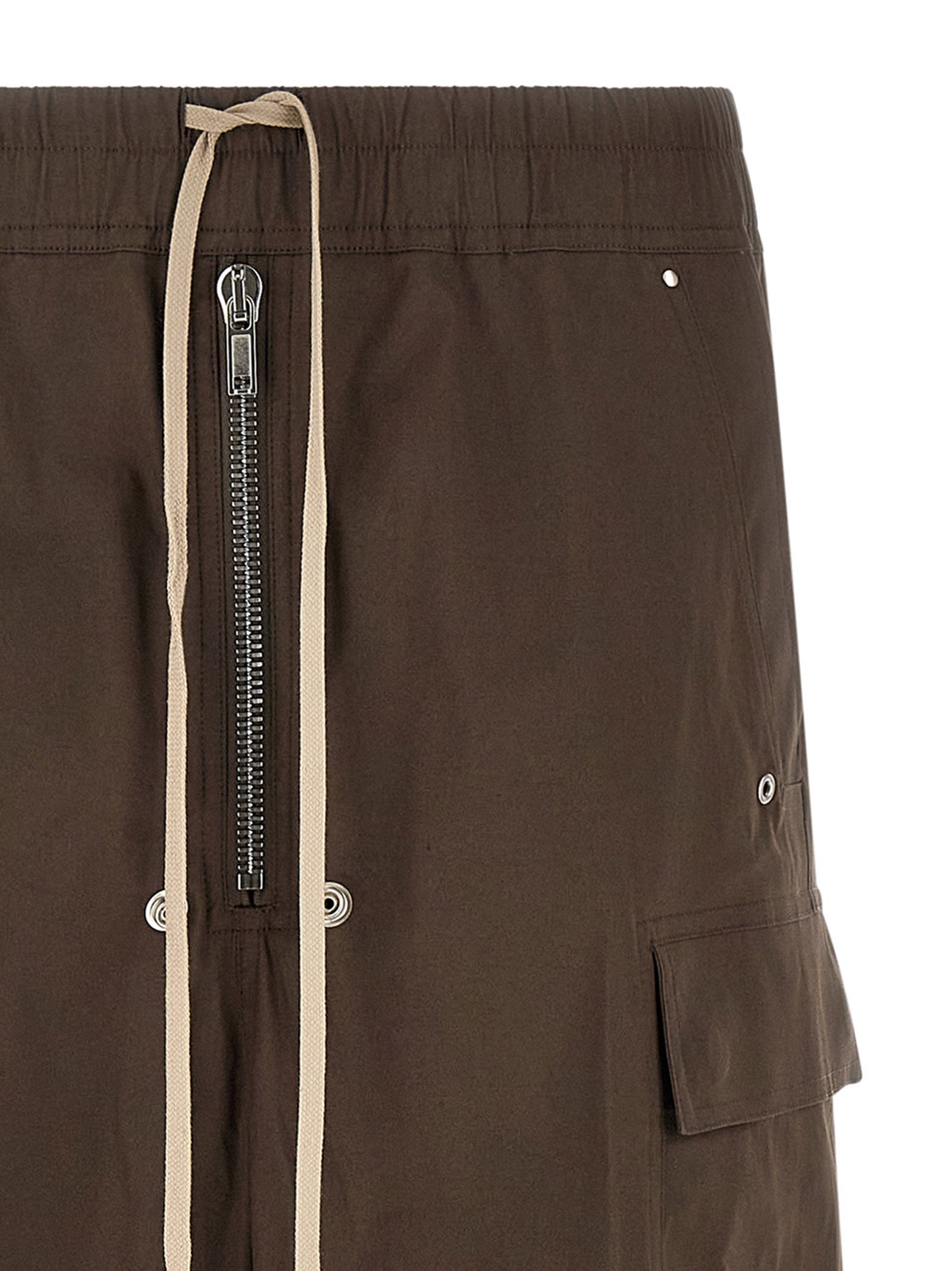 Rick Owens Braune Cargohose aus Baumwolle