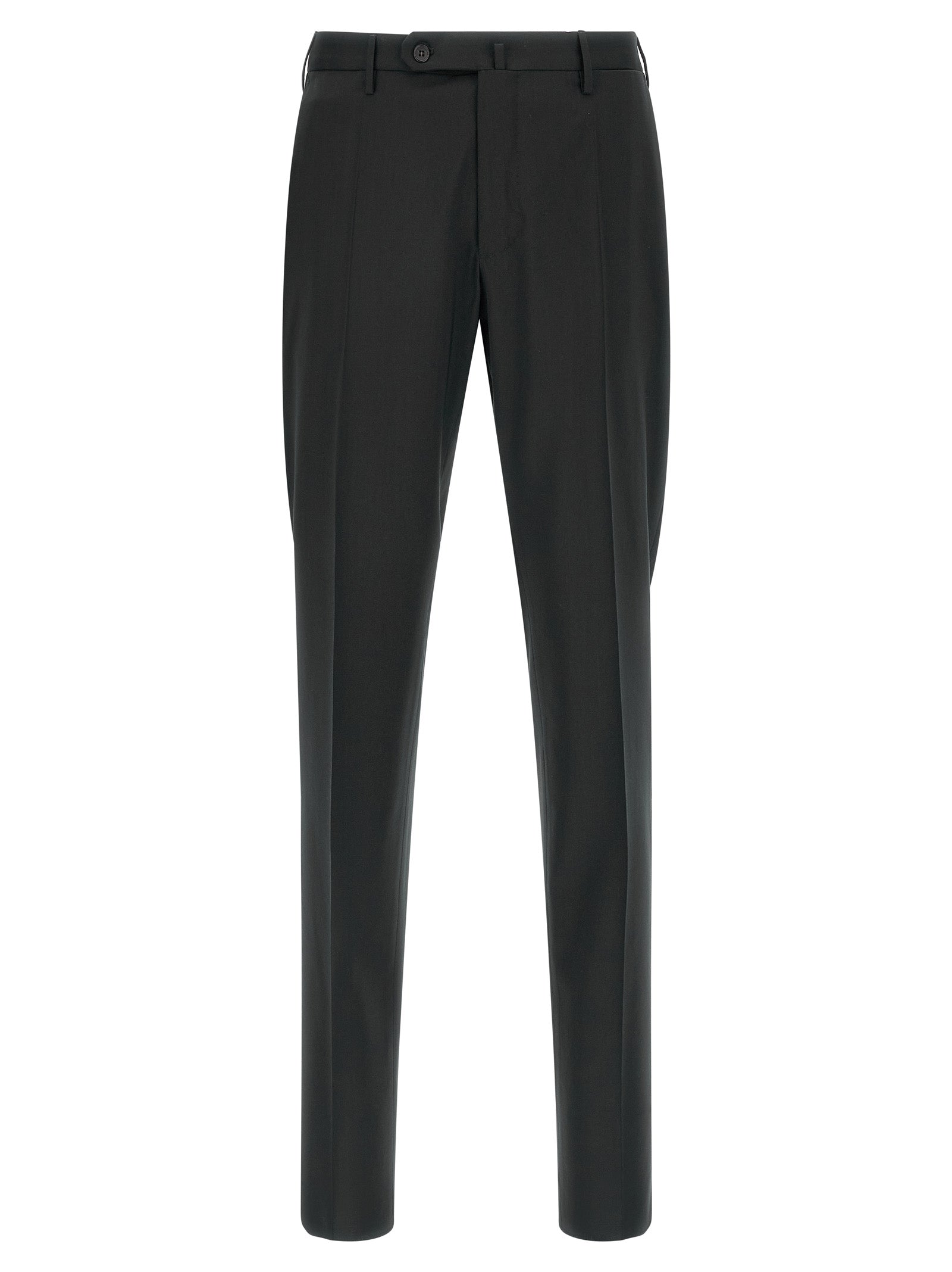 Incotex Schwarze Hose aus reiner Schurwolle