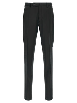 Incotex Schwarze Hose aus reiner Schurwolle