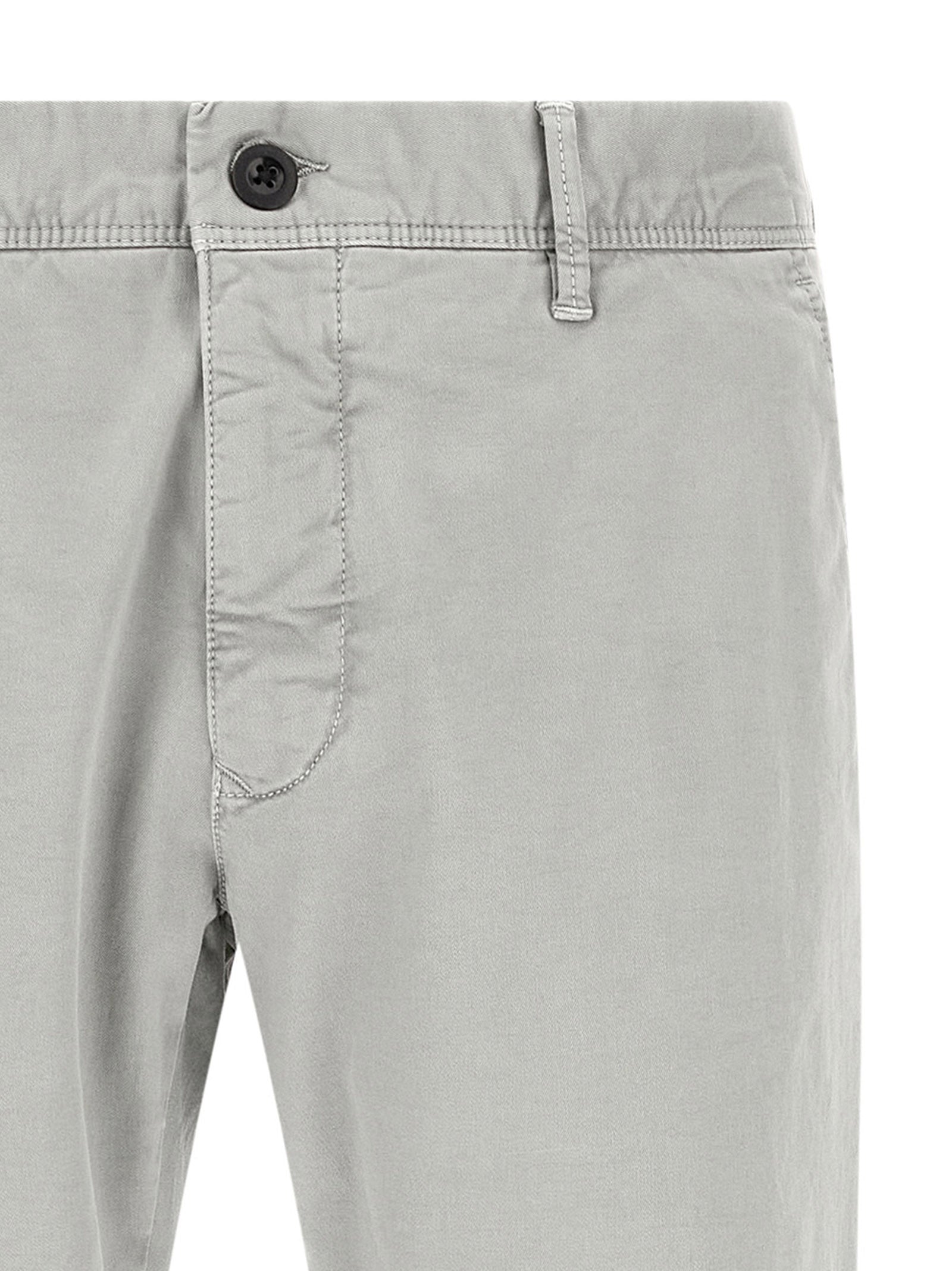 Incotex Graue Baumwoll-Freizeithose
