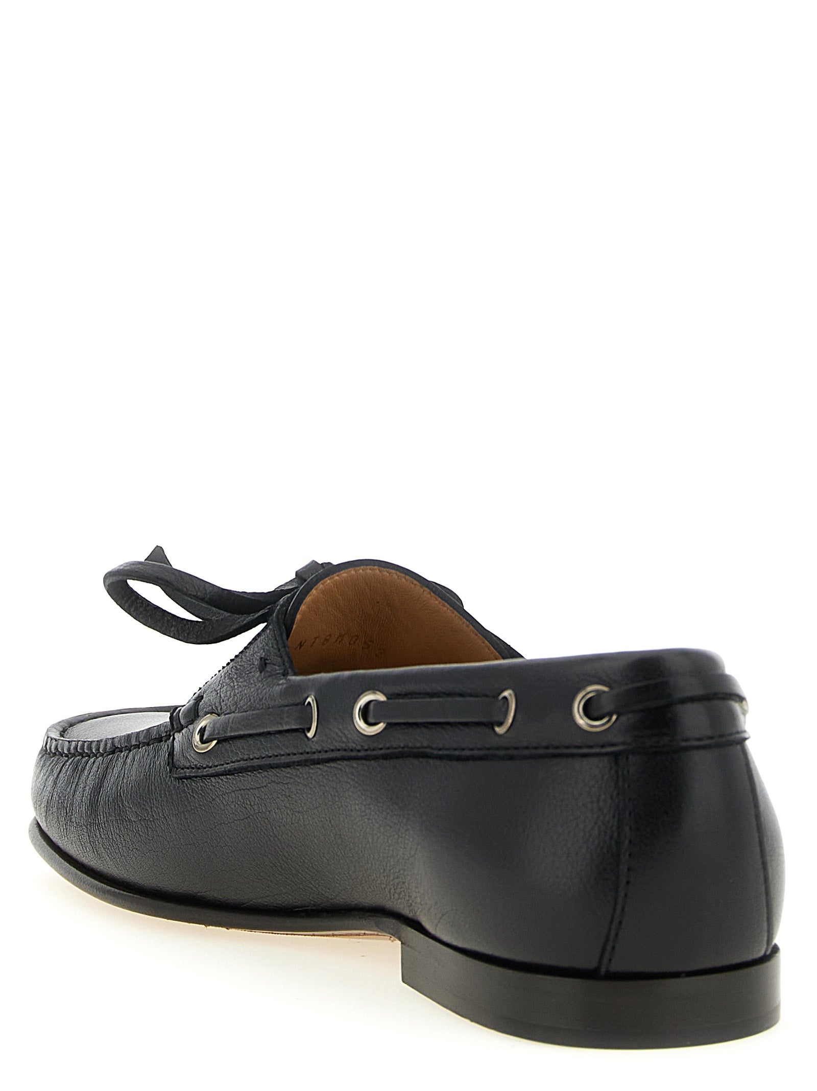Valentino Garavani Schwarze Loafer aus Büffelleder zum Hineinschlüpfen
