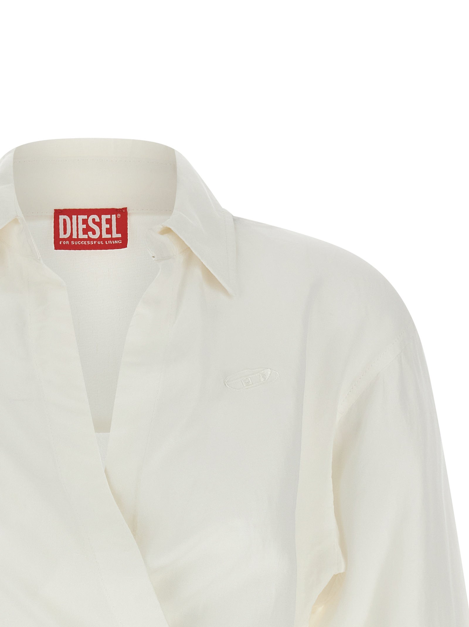 Diesel Weiße Modal-Bluse