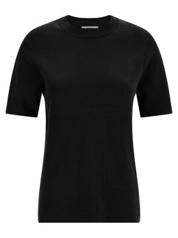Entire Studios Schwarzes Baumwoll-T-Shirt