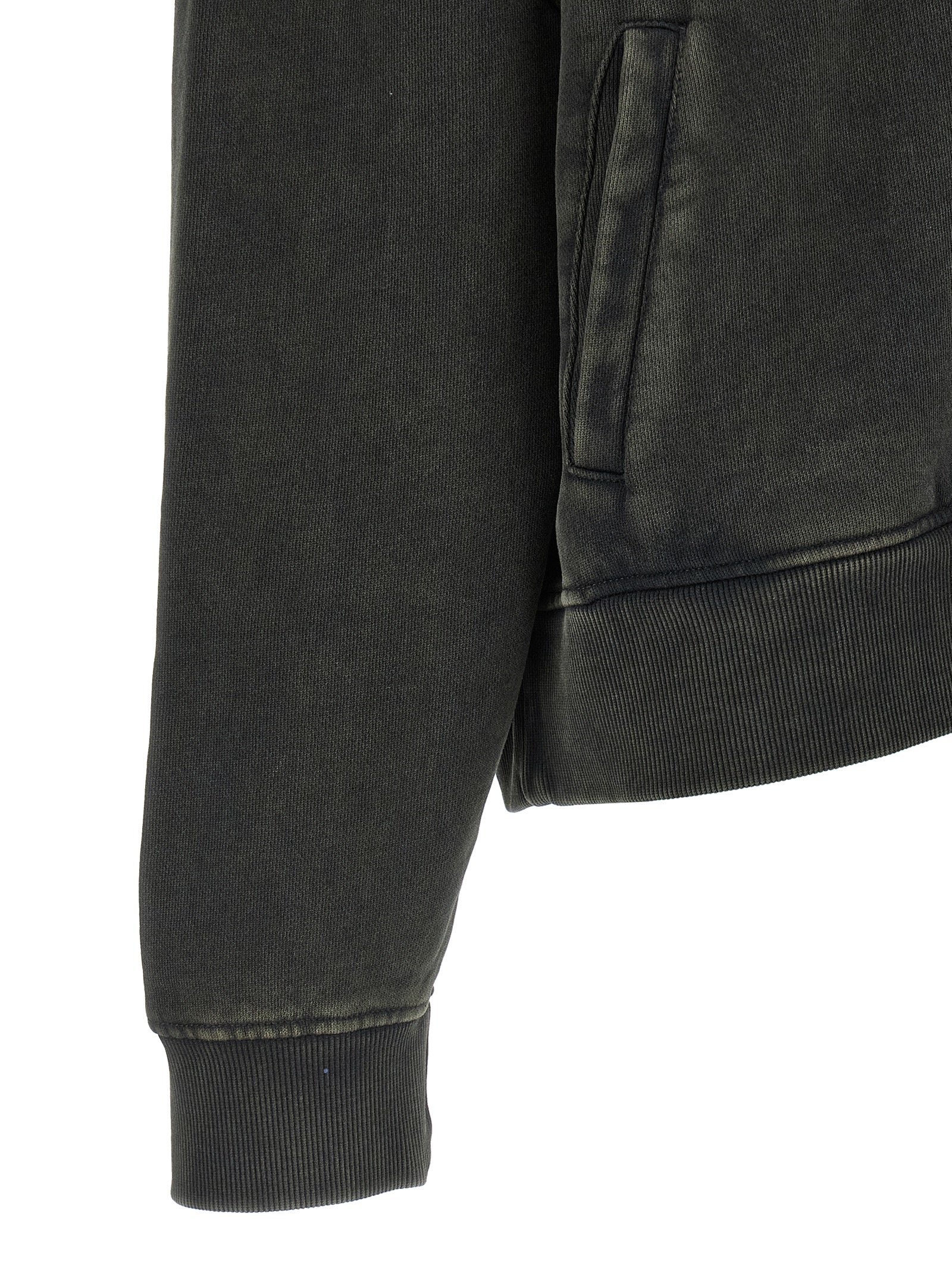 Entire Studios Grauer Baumwoll-Hoodie