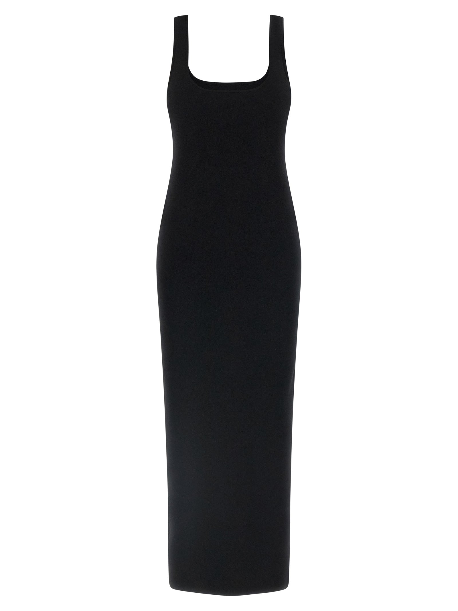 Entire Studios Schwarzes Midikleid aus Viskose