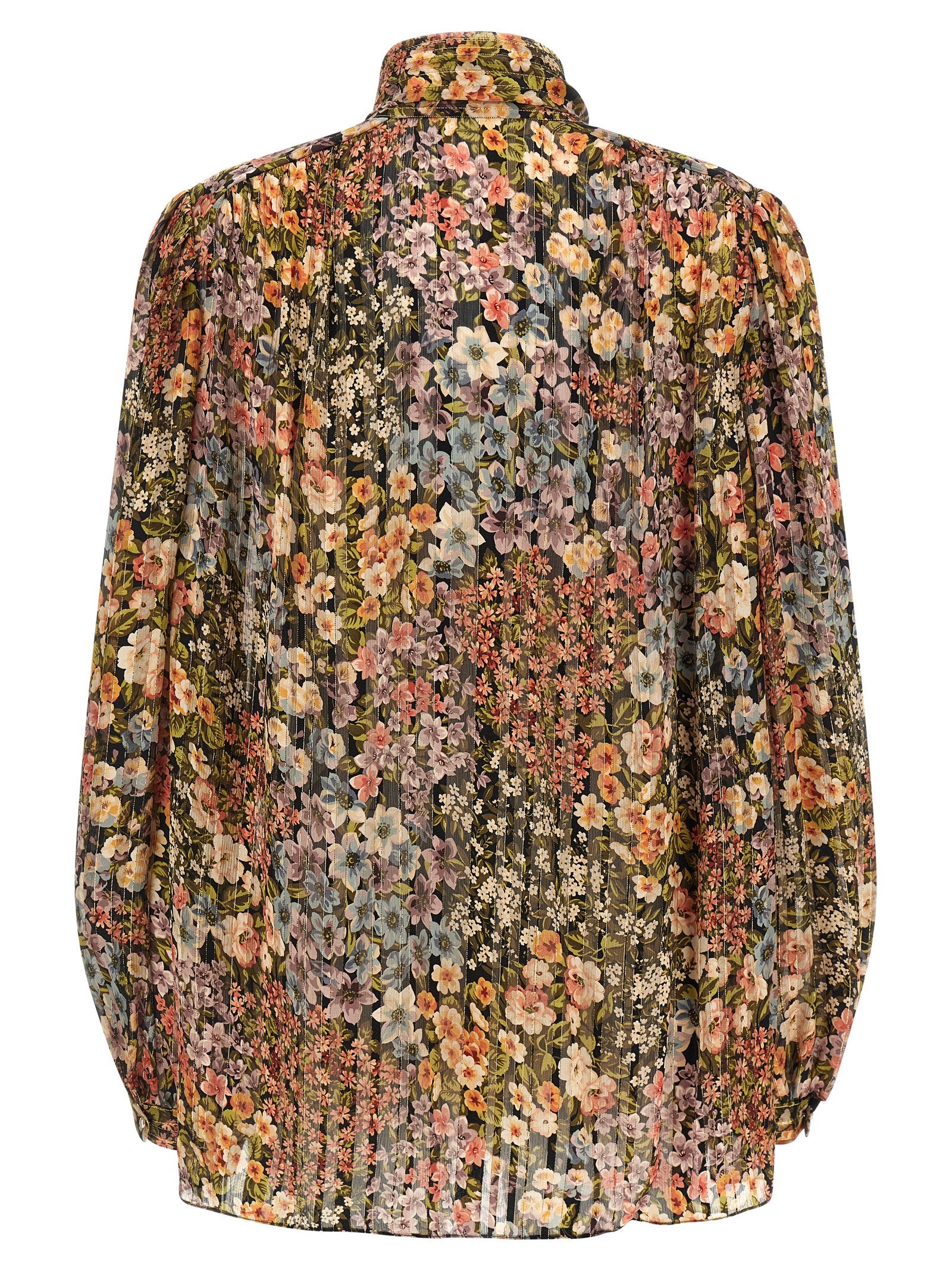 Valentino Garavani Mehrfarbige Seidenbluse