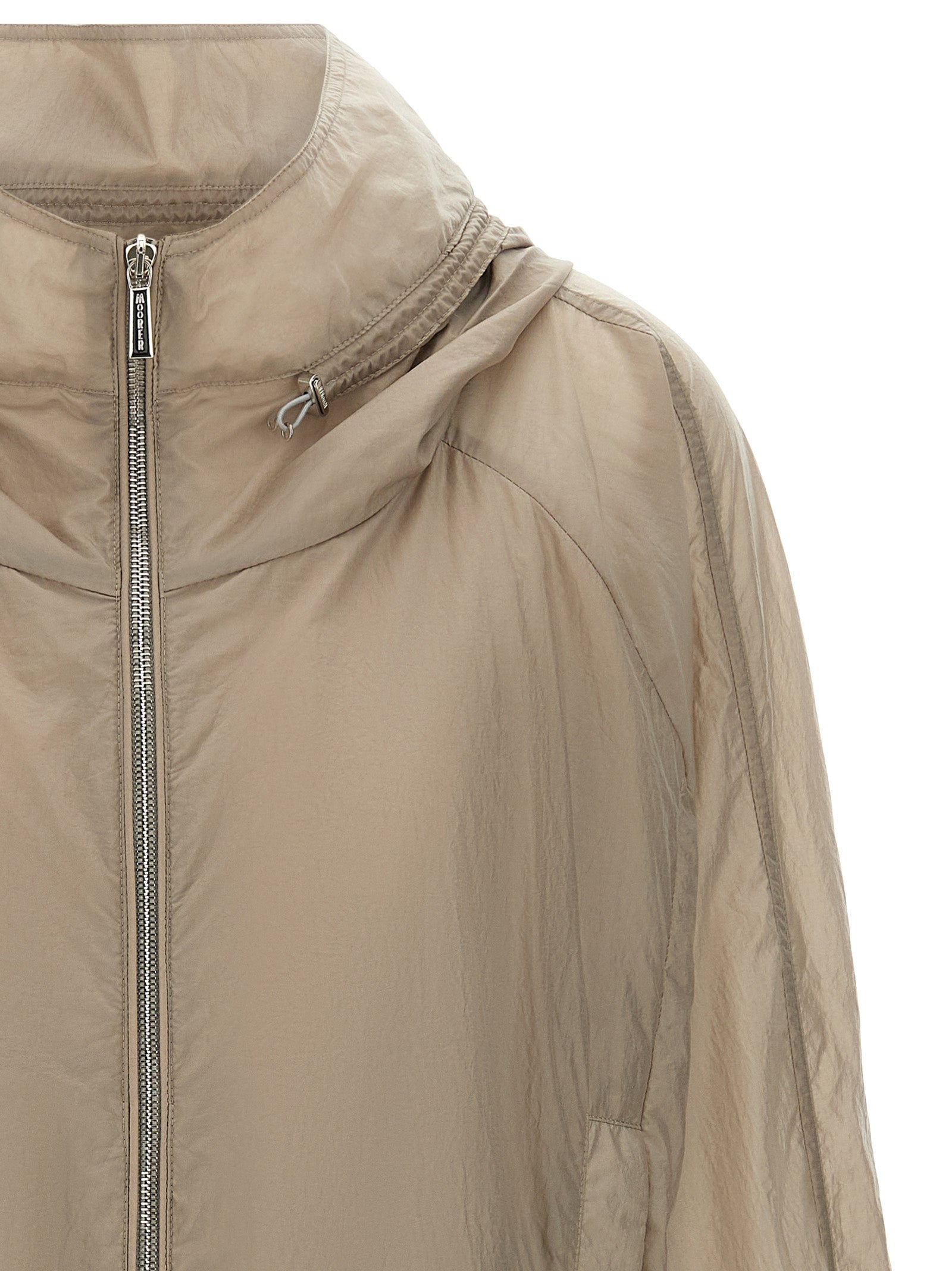MooRER Beige Polyester Shell Jacke