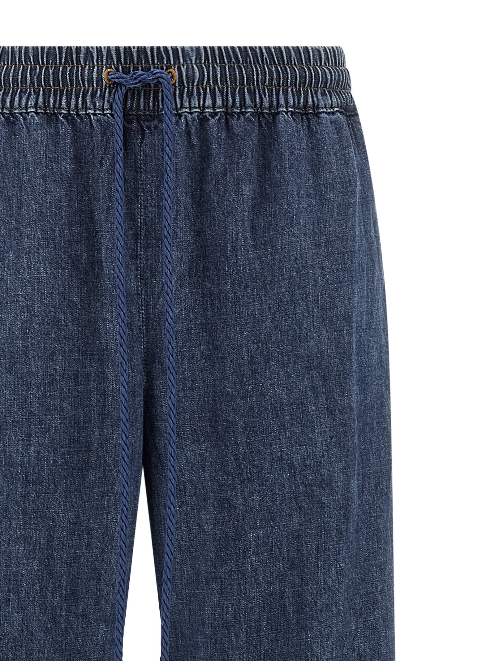 Valentino Garavani Blaue Baumwoll-Jeans mit ausgestelltem Bein
