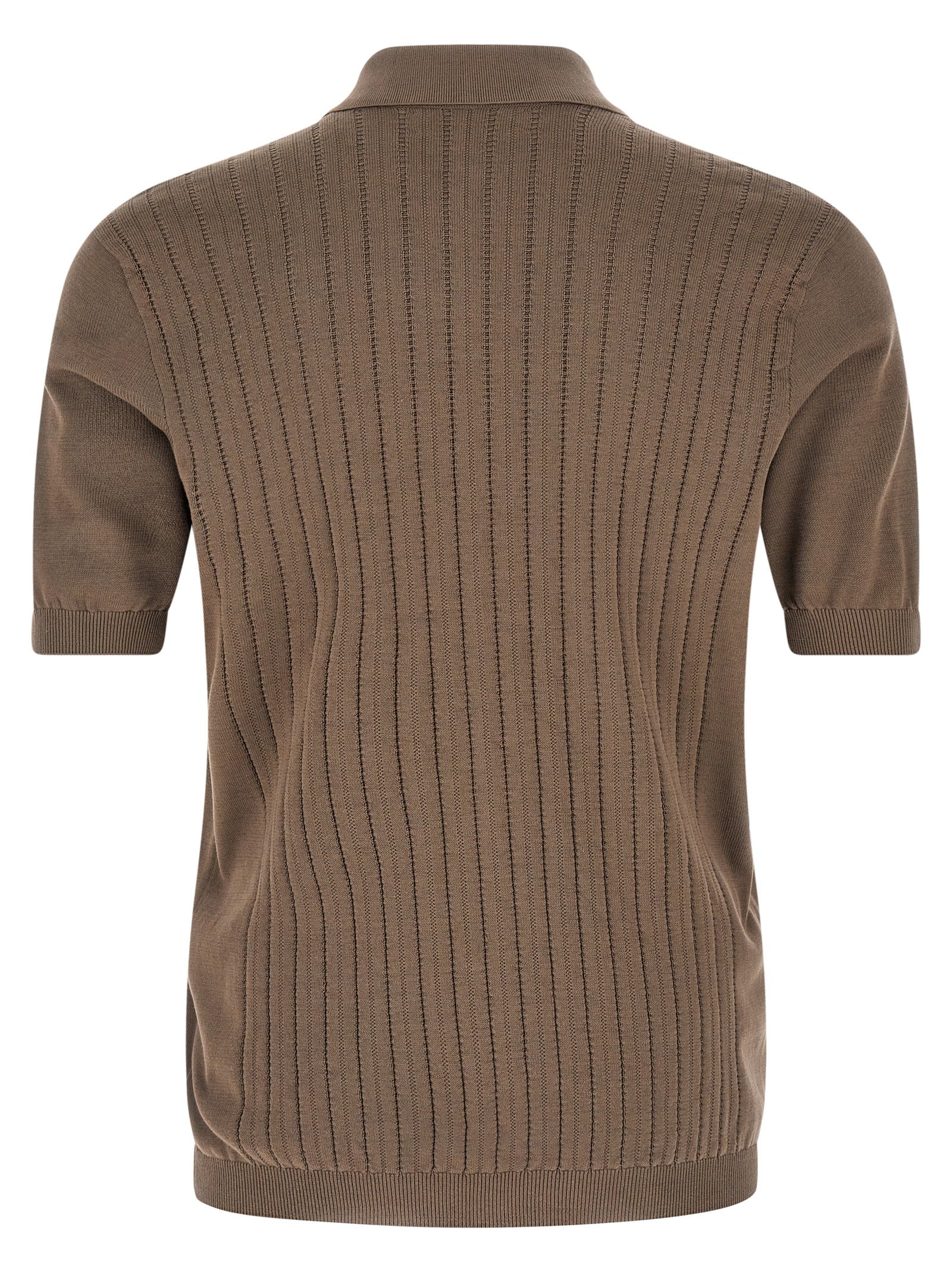 Brunello Cucinelli Braune Baumwollbluse