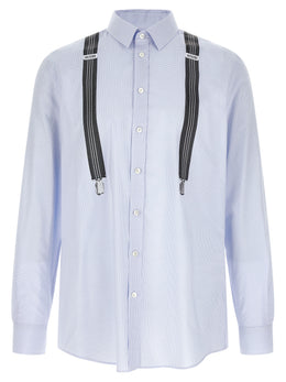 Moschino Blaue Baumwollbluse