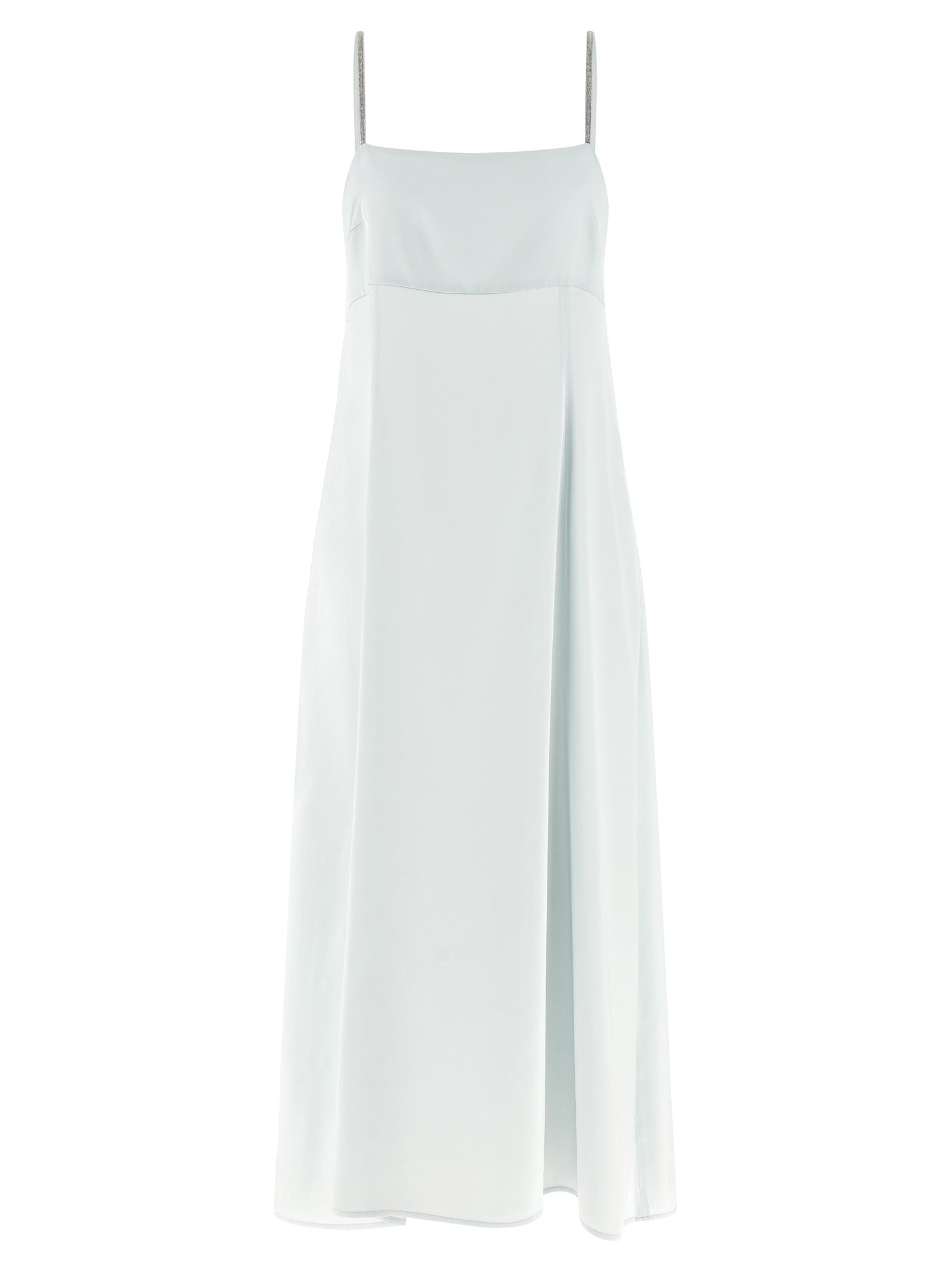Peserico Blaues Viskose-Maxikleid