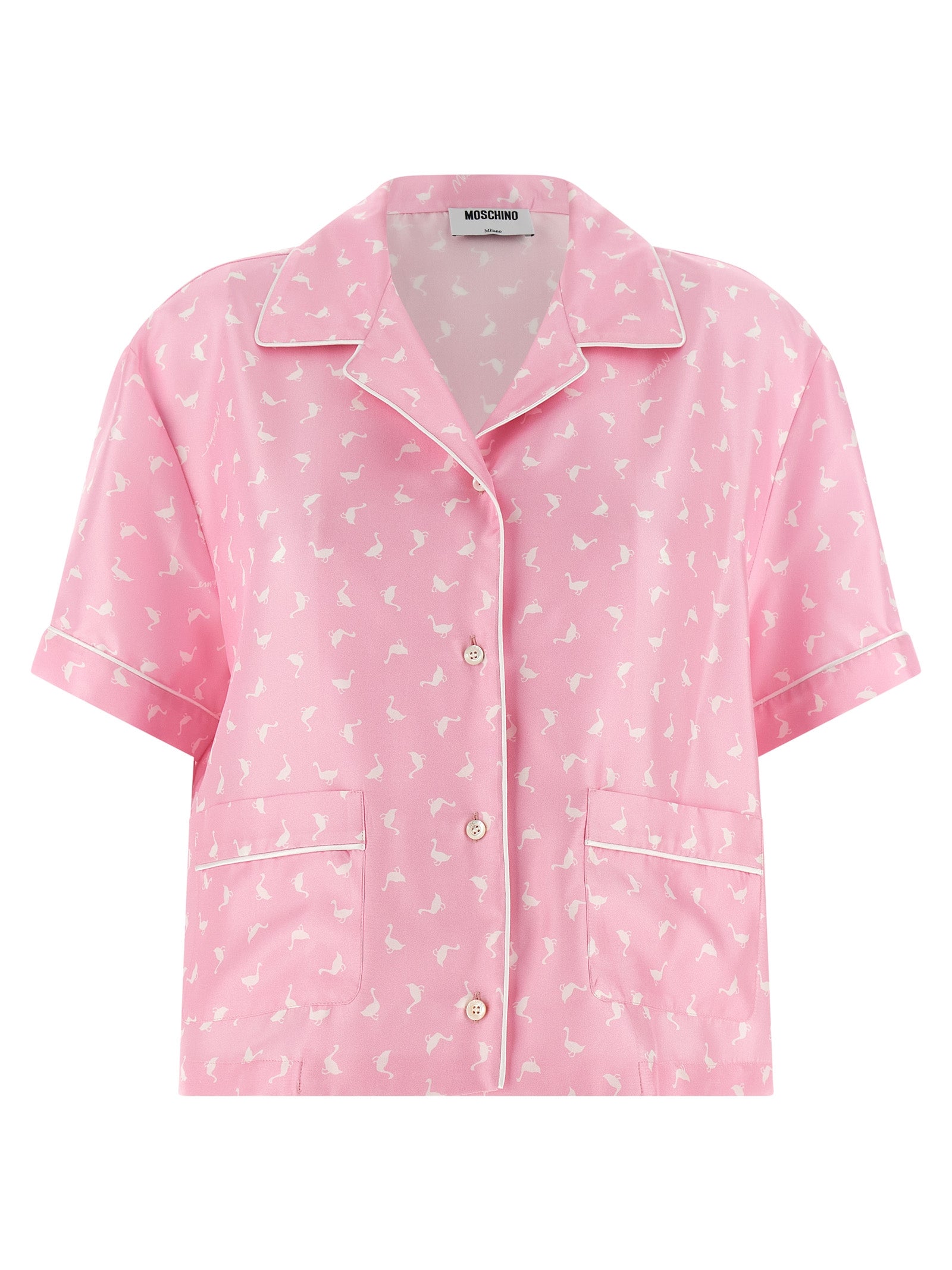 Moschino Mehrfarbige Seidenbluse