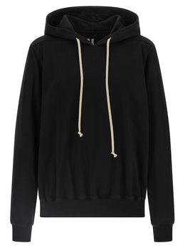 Rick Owens Schwarzer Baumwoll-Sweatshirt
